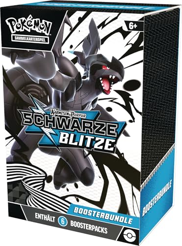 Pokémon TCG Fulgeri Negre Booster Bundle, 6 pachete
