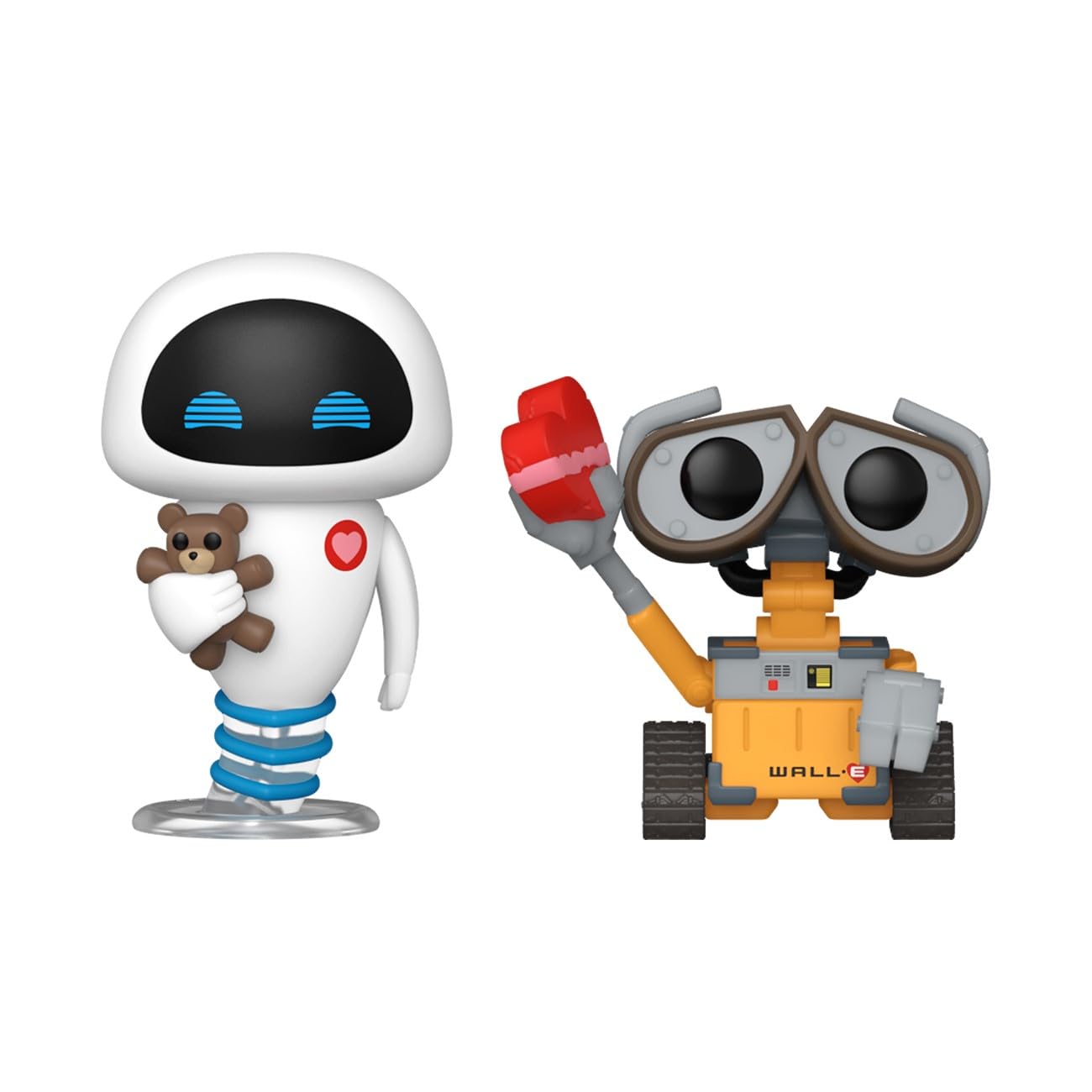 Funko Pocket POP! Valentines 2 Pachet - Wall-E - Breloc - Figurina din vinil pentru colecționat - Cadou - Produse oficiale - Pentru fanii filmelor