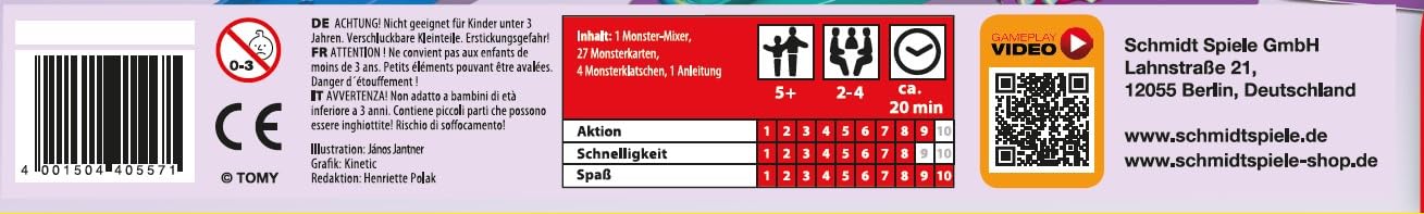 Schmidt Spiele 40557 Vânător de Monștri, Joc Activ, Colorat