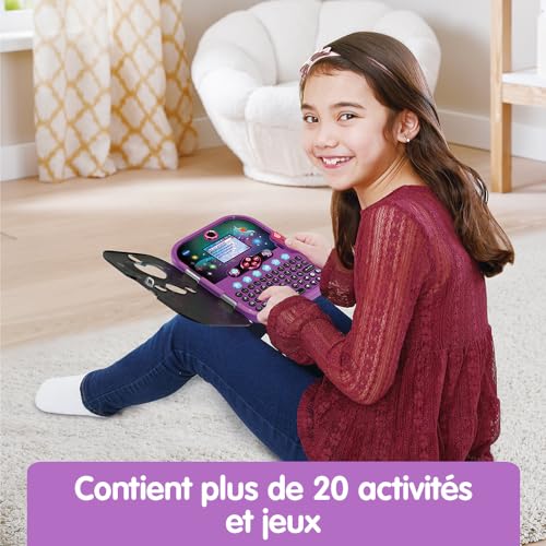 VTech KidiSecrets Selfie Music 2.0 Negru – Jurnal electronic cu recunoaștere facială – 6-12 ani – Versiune FR