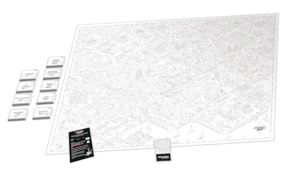 Set Micro Makro Crime City - Versiunea Franceză + 1 Blumie Decap
