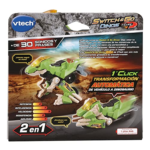VTECH Switch&Go Dinozaurii TRANSFORMERS - Produs in limba spaniola