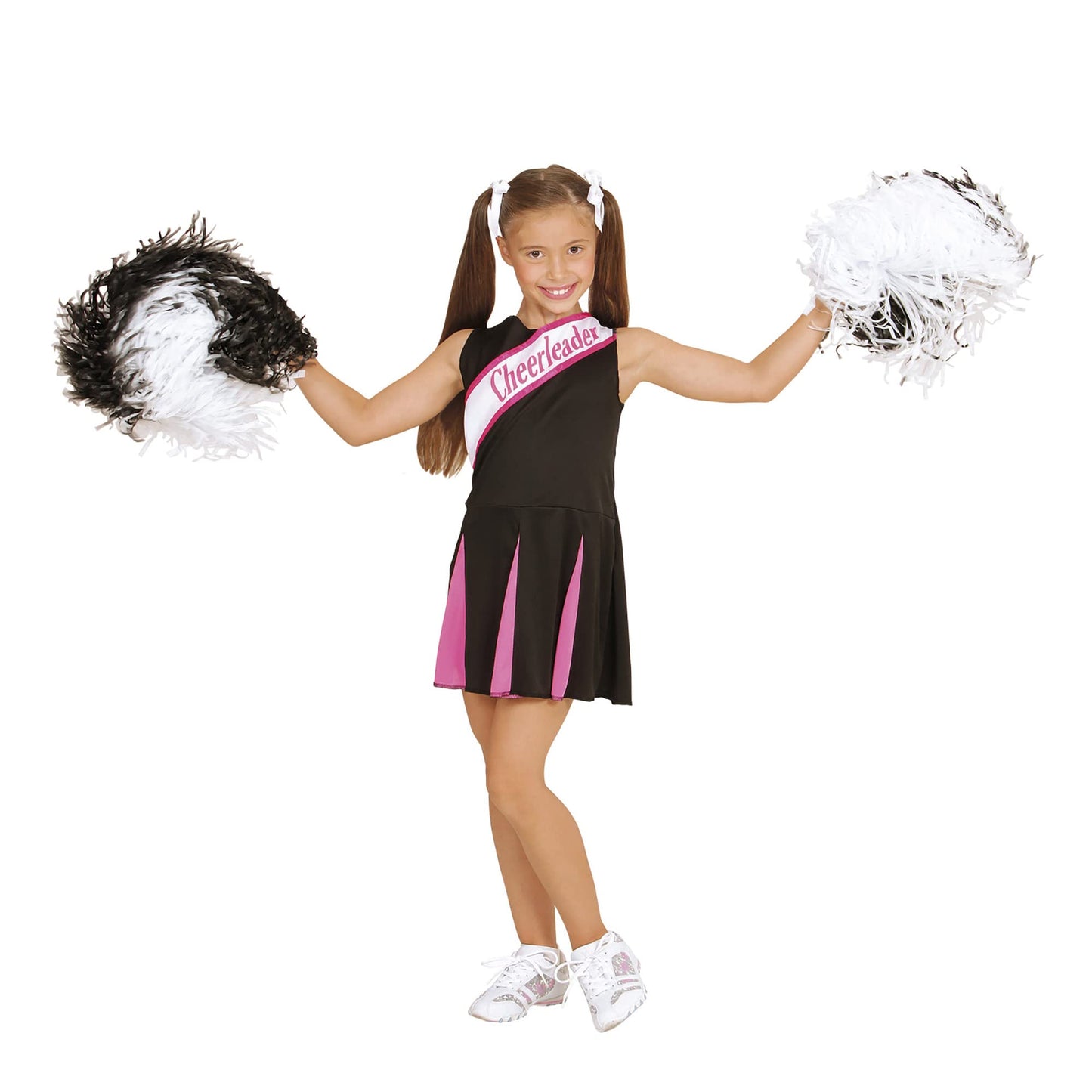 WIDMANN MILANO Costume de Petrecere pentru Copii - Cheerleader, Rochie, Fotbal American, Uniformă Școlară, Petrecere Tematică, Carnaval
