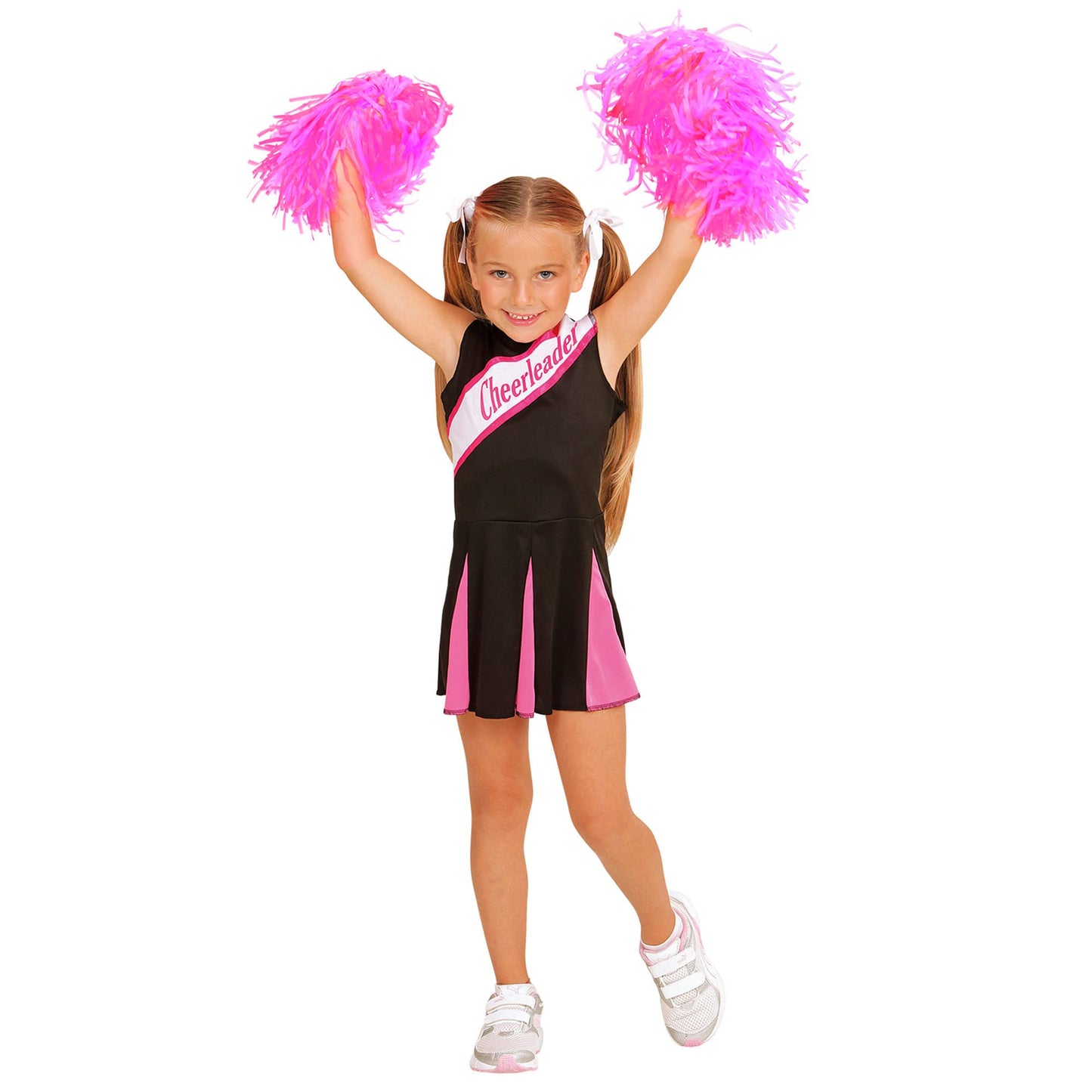 WIDMANN MILANO Costume de Petrecere pentru Copii - Cheerleader, Rochie, Fotbal American, Uniformă Școlară, Petrecere Tematică, Carnaval