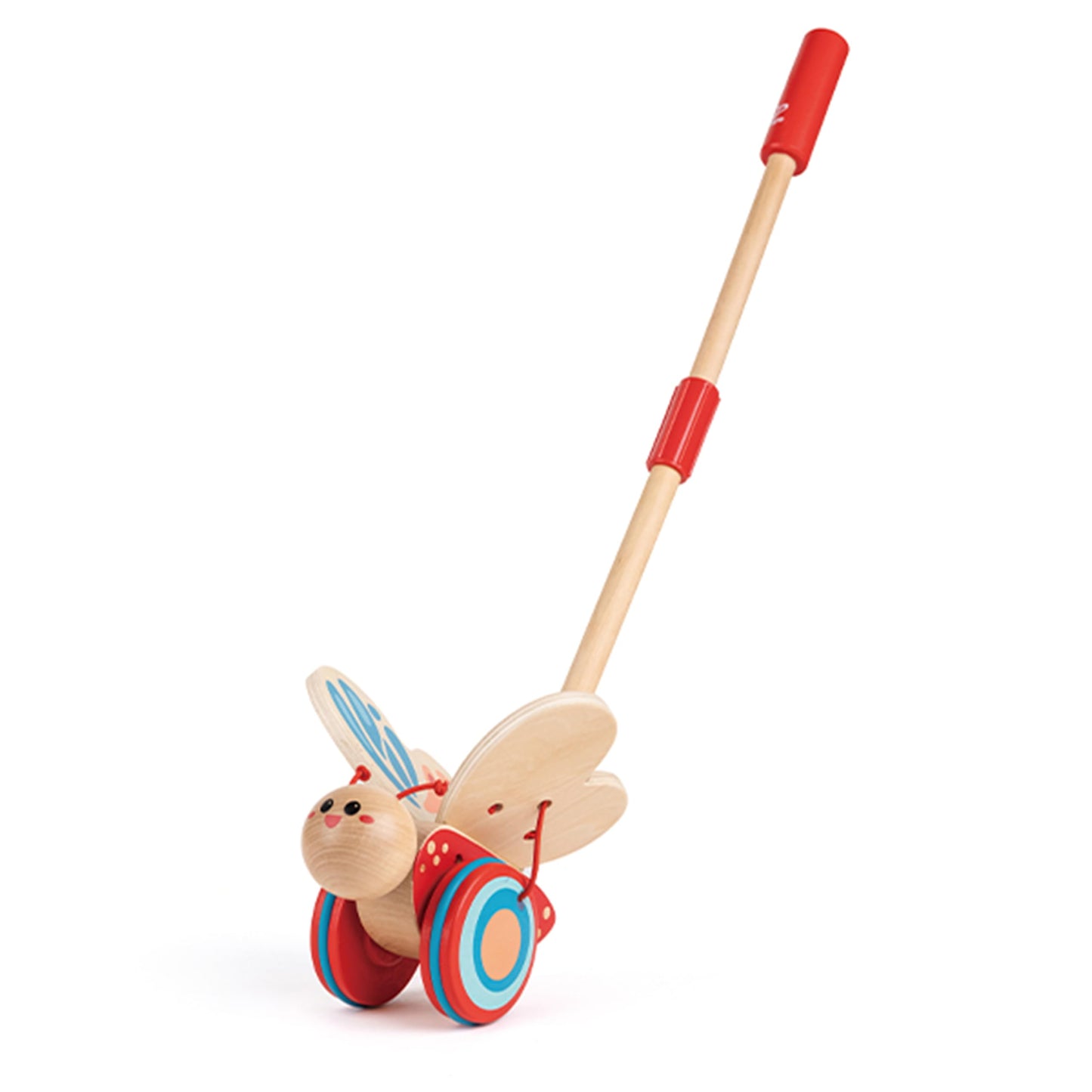 Hape Jucărie de impins Fluture cu aripi mobile din lemn