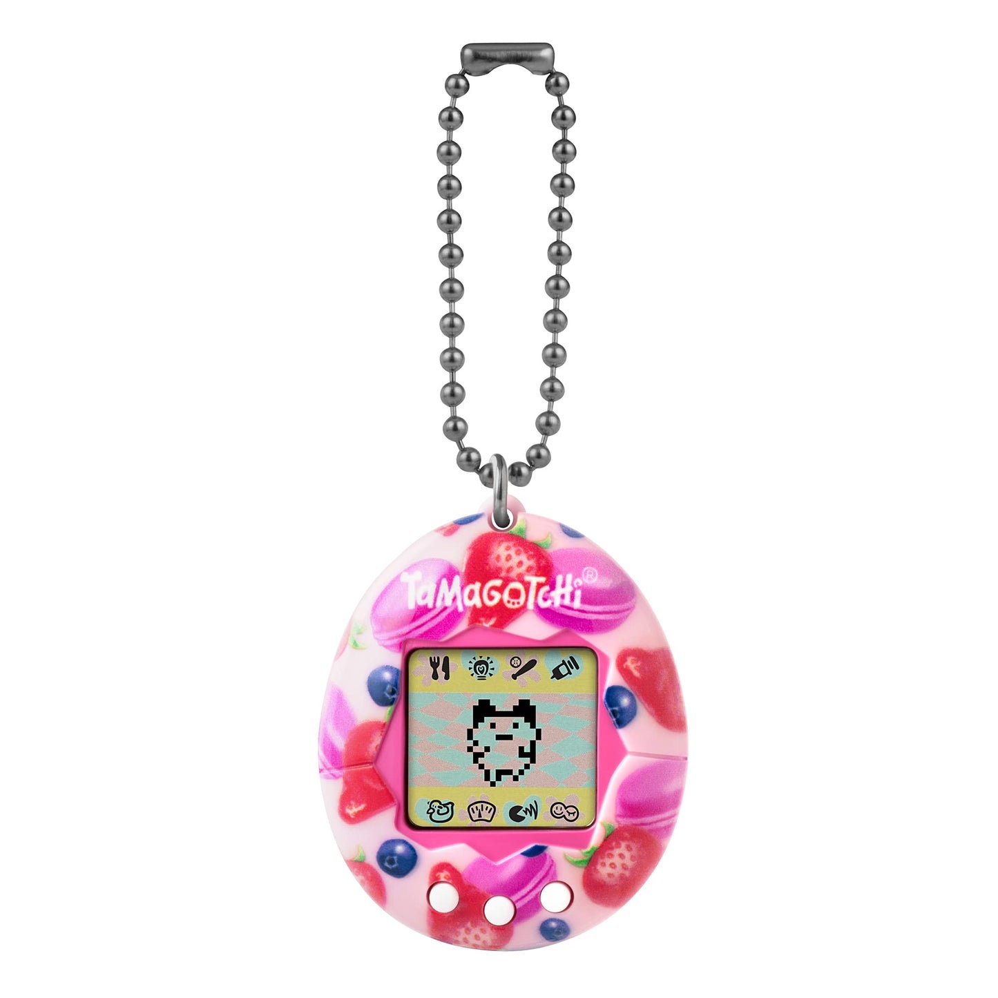 Bandai - Tamagotchi Original - Berry Delicious - Animal virtual electronic cu ecran color, 3 butoane și jocuri - Animal interactiv - Jucărie pentru copii de la 8 ani - 42971