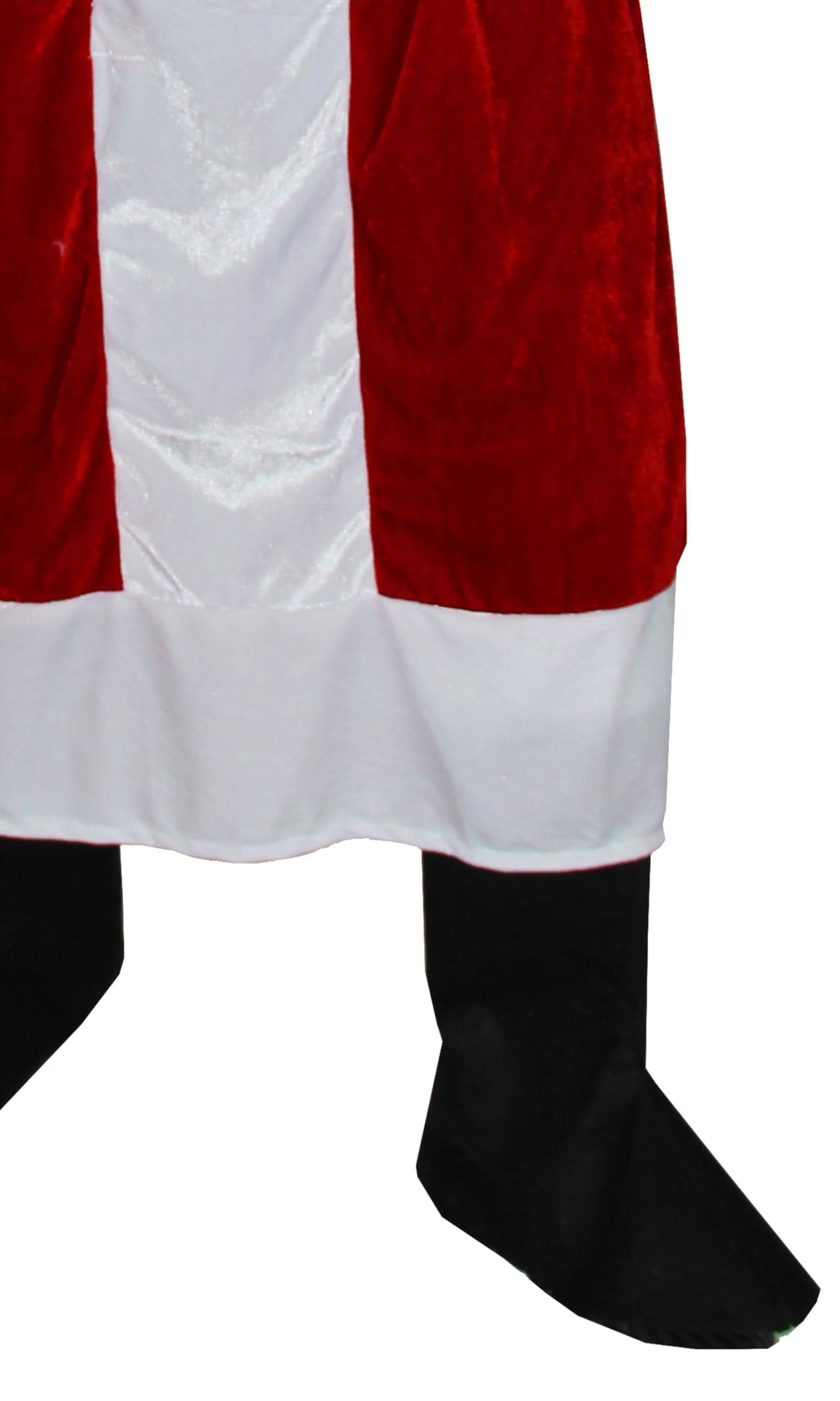 Costum Premium de Moș Crăciun Foxxeo, 6 piese, cu mantie pentru bărbați - M-XXXXL, mărime: L