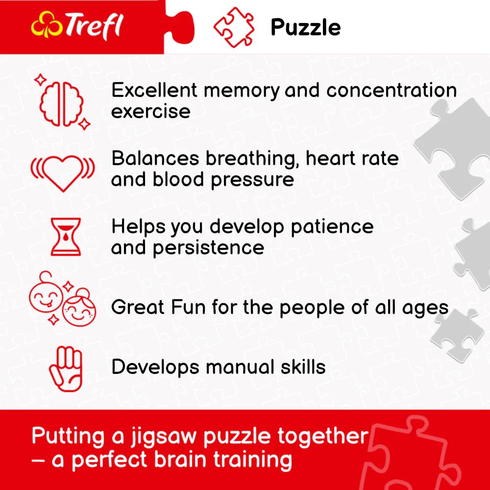 Trefl - Cabana în Muntii 500 Piese, Puzzle pentru Adulți și Copii de la 10 Ani, Colorat