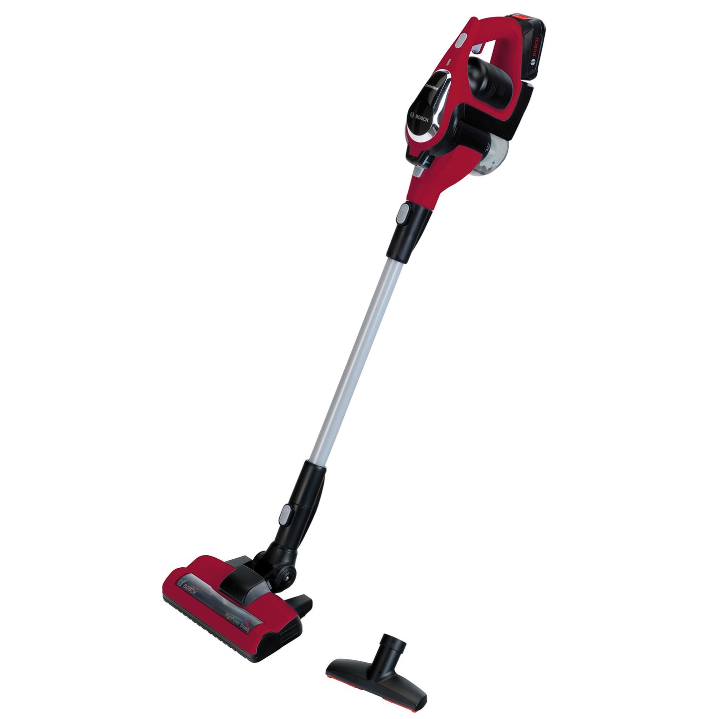 Theo Klein 6808 Bosch Aspirator | Aspirator interactiv și oficial licențiat Bosch | Aspirator cu funcție de aspirație și sunet, funcționează pe baterii | Jucărie pentru copii de la 3 ani