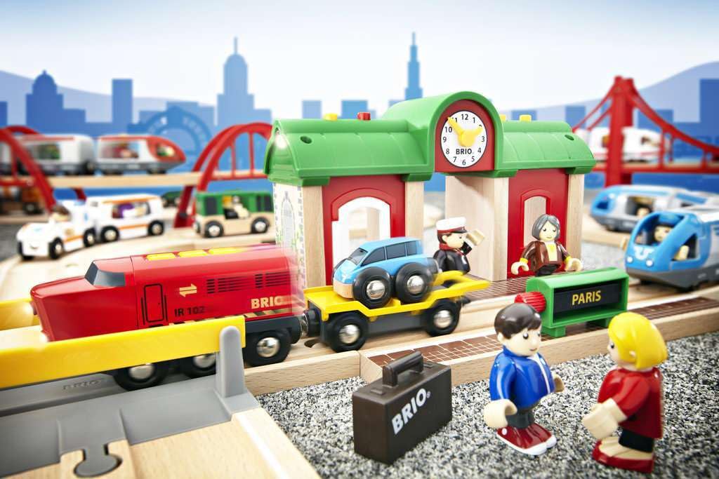 BRIO World 33578 Gară Vorbitoare Accesorii pentru Trenuri cu Funcție de Înregistrare - Jucărie pentru Copii Recomandată de la 3 Ani
