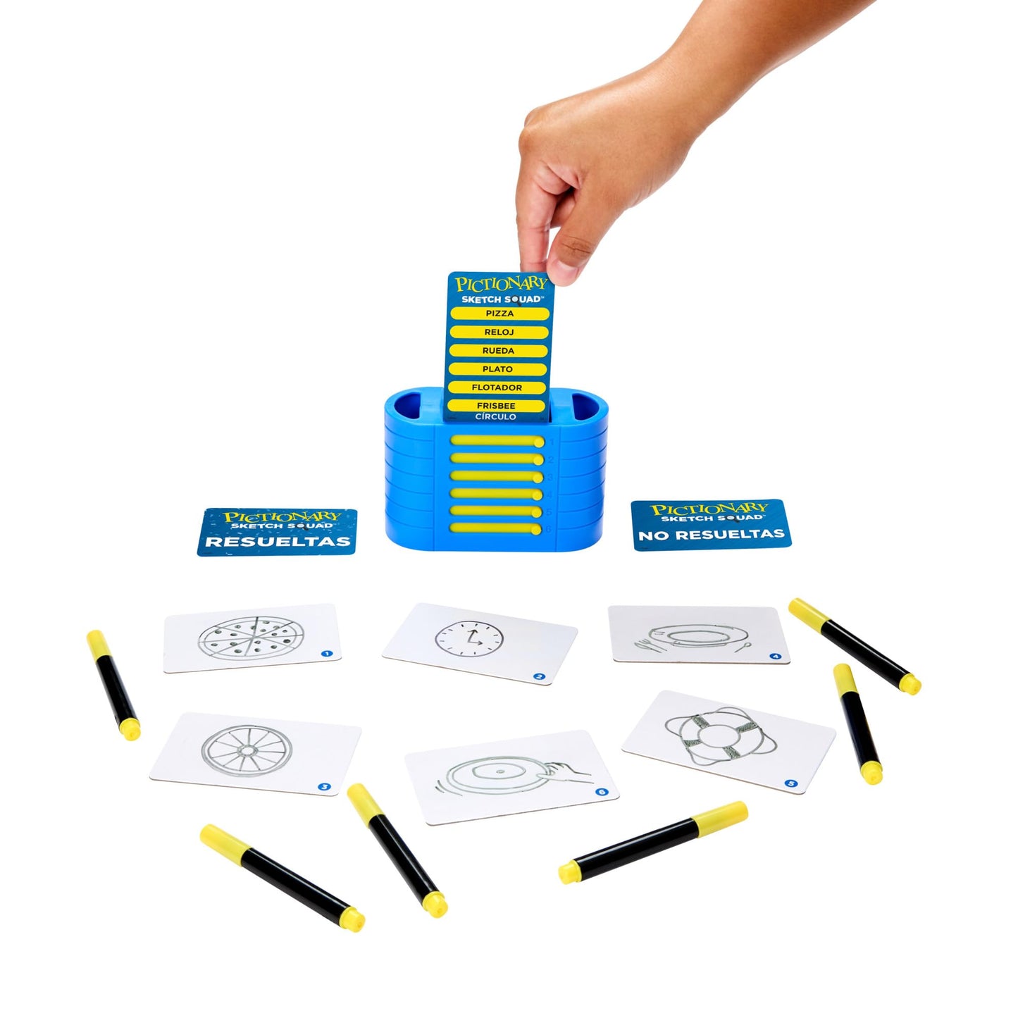 Mattel Pictionary Sketch Squad Joc Cooperativ (spaniolă)