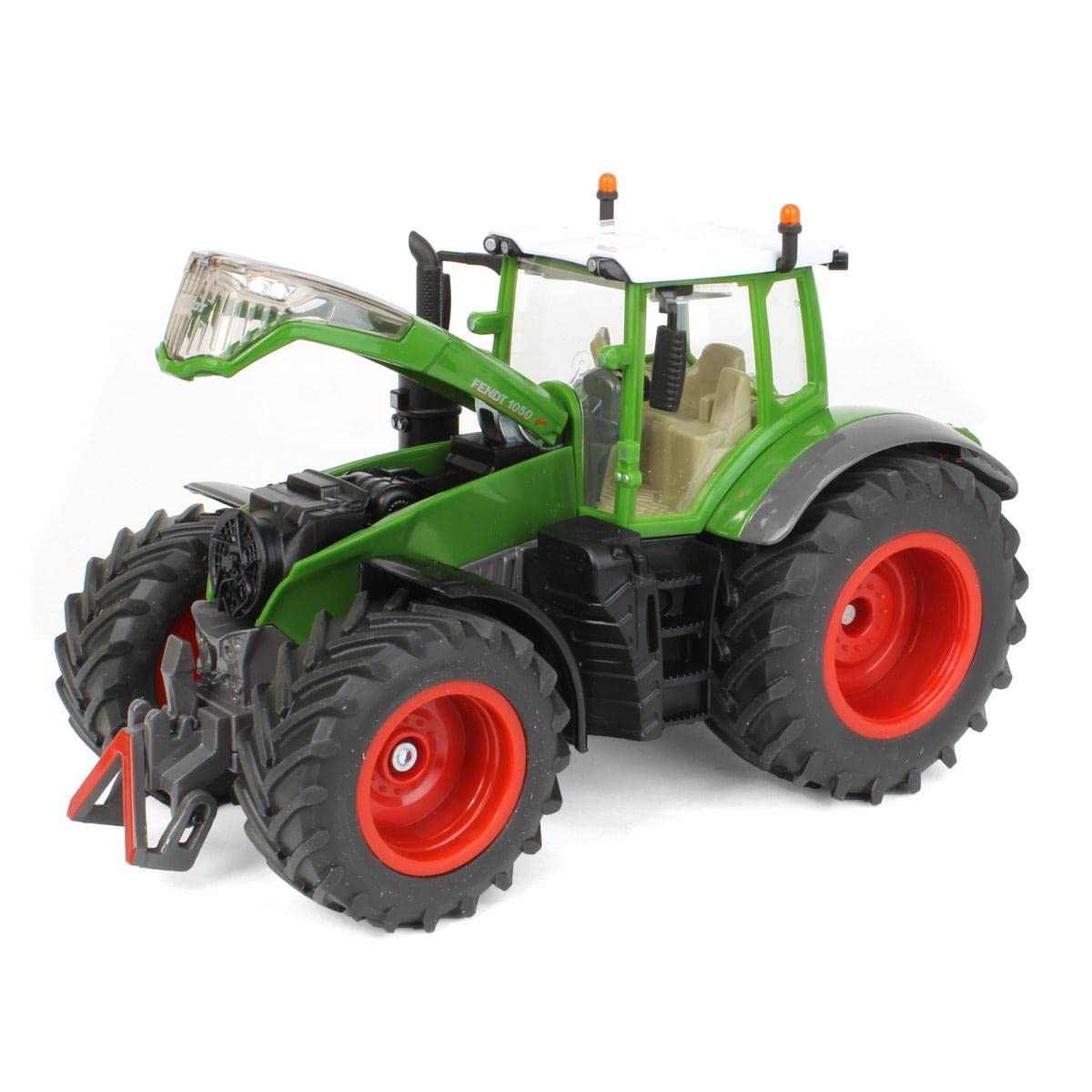 Tractor Fendt 1050 Vario 1:32, Metal/Plastic, Verde, Cabina detașabilă, Cuplaj frontal și posterior