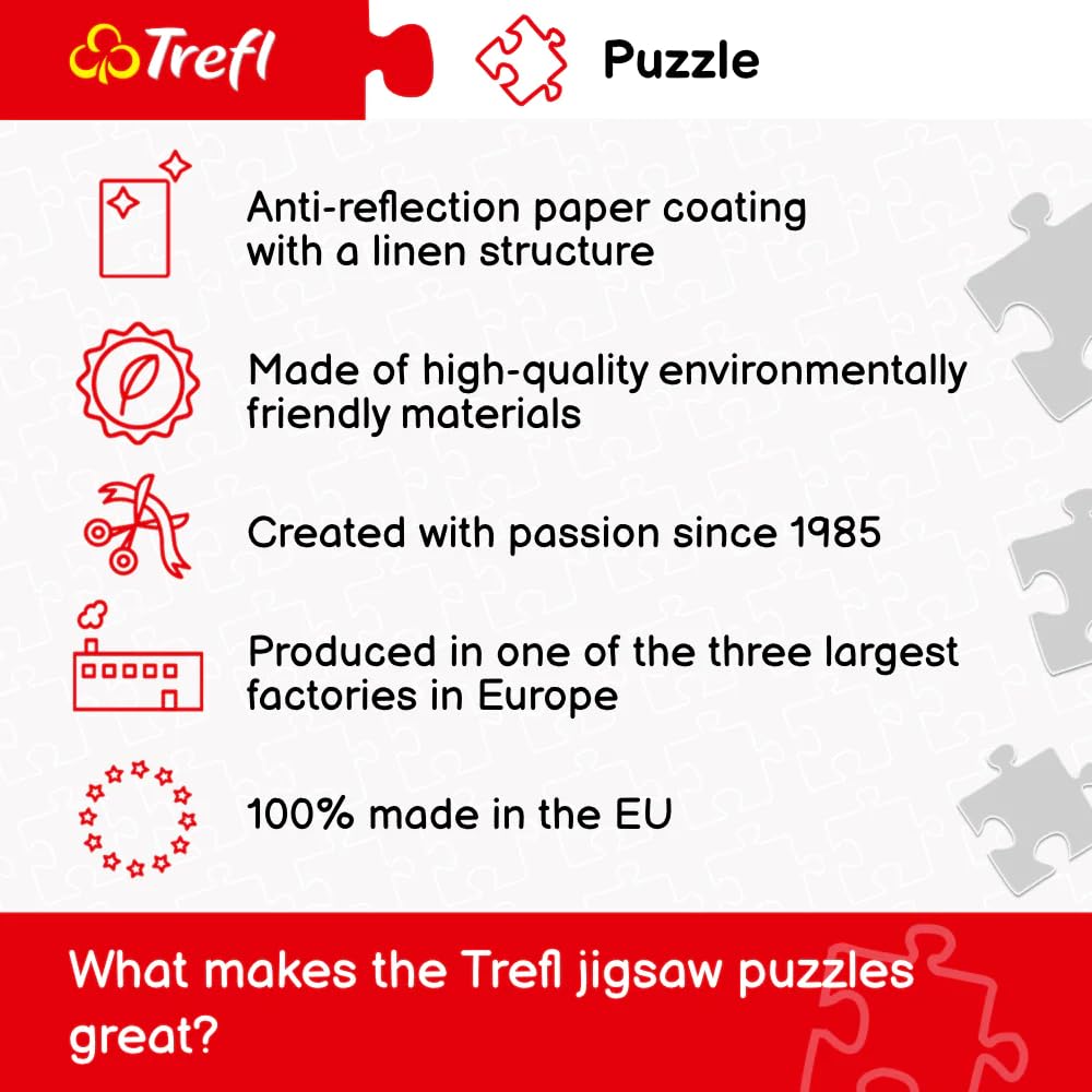 Trefl - Cabana în Muntii 500 Piese, Puzzle pentru Adulți și Copii de la 10 Ani, Colorat