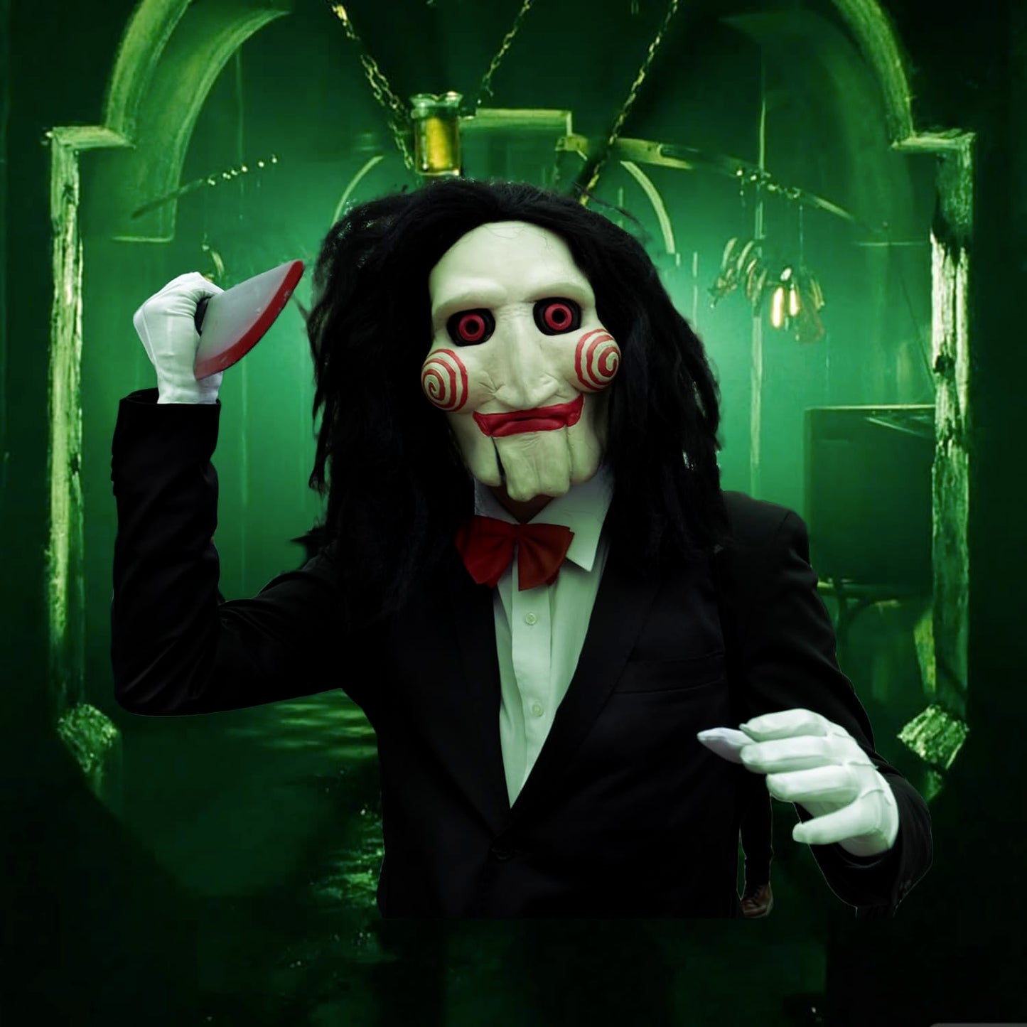 Saw Mask Halloween Masca de Halloween din latex natural 100% pentru bărbați și copii