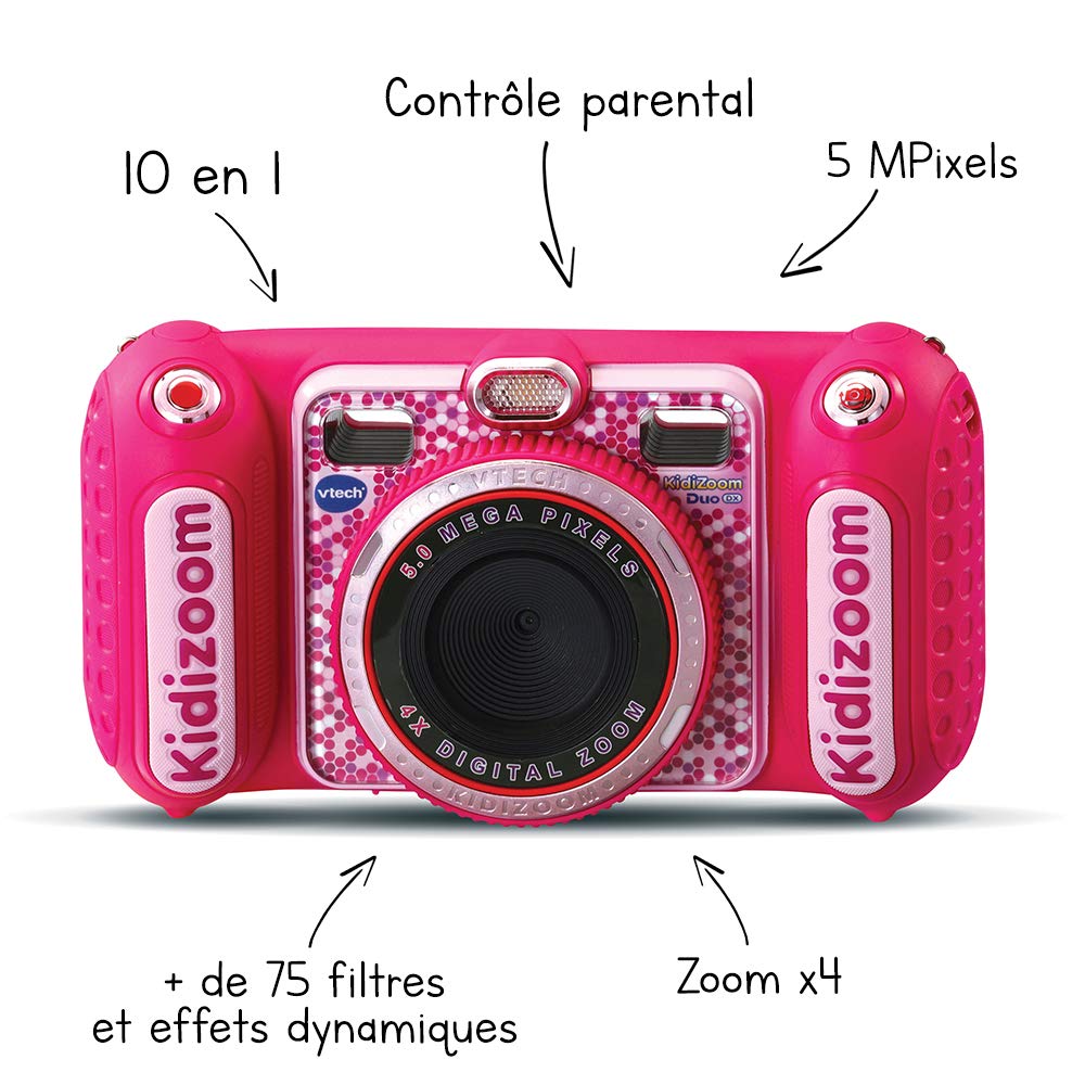VTech Kidizoom Duo DX Cameră pentru copii, roz