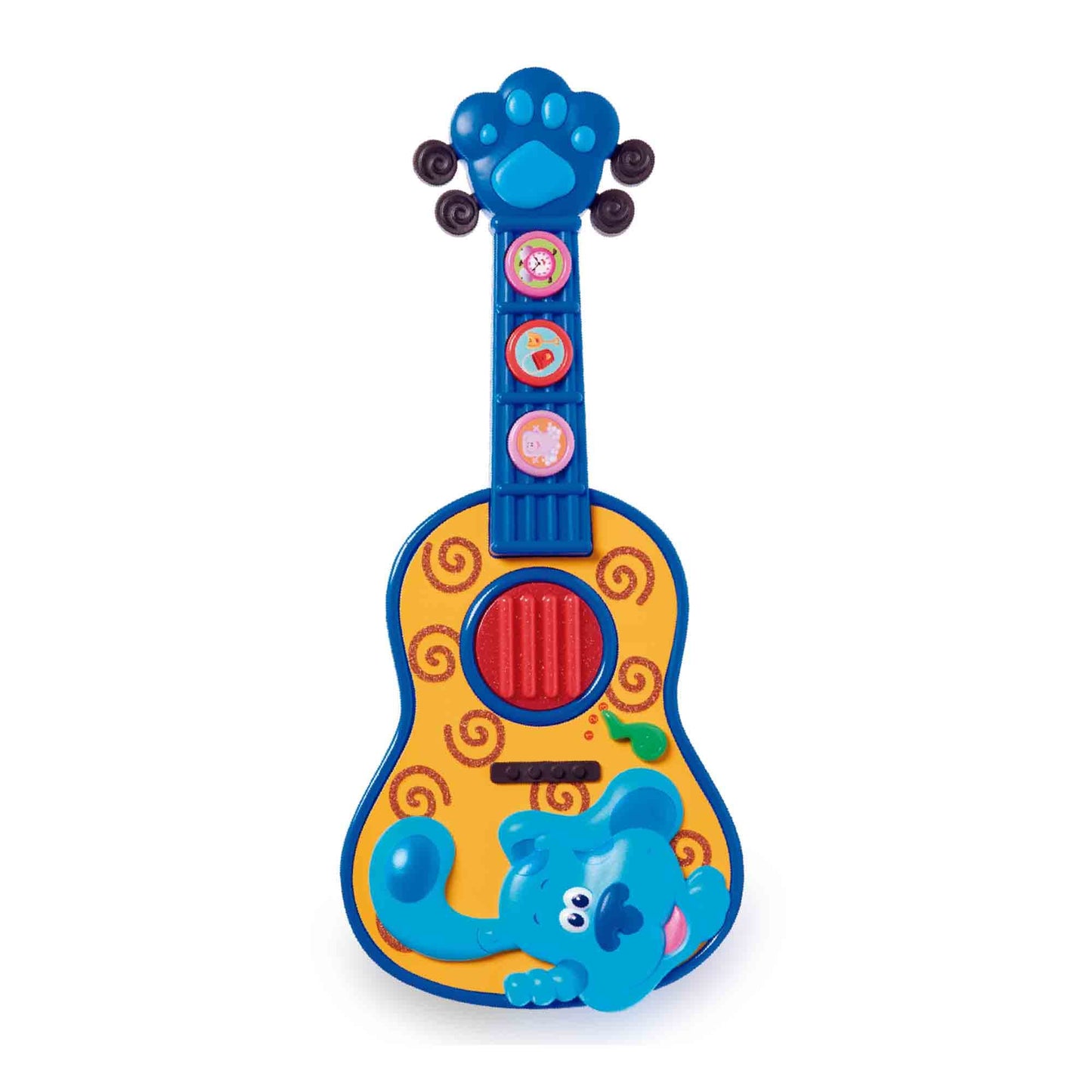 Famosa - Chitara Blue und Du, jucărie muzicală cu 3 moduri, include melodia din serie, sunet de chitară și joc distractiv, recomandată de la 3 ani (BLU12000), colorată
