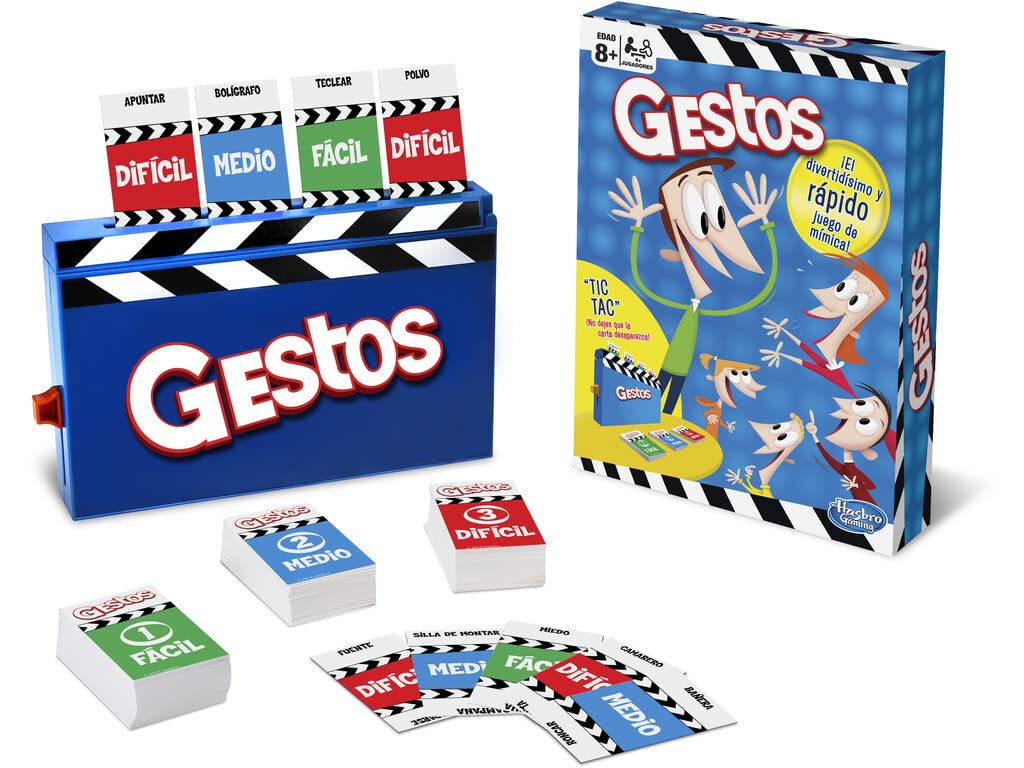 Joc de Masă Hasbro Gestos Gaming, Gesturi, Multicolor