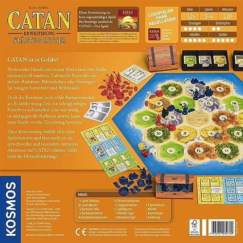 Kosmos 682736 CATAN Orașe & Cavalerii, extensie, 12+ ani