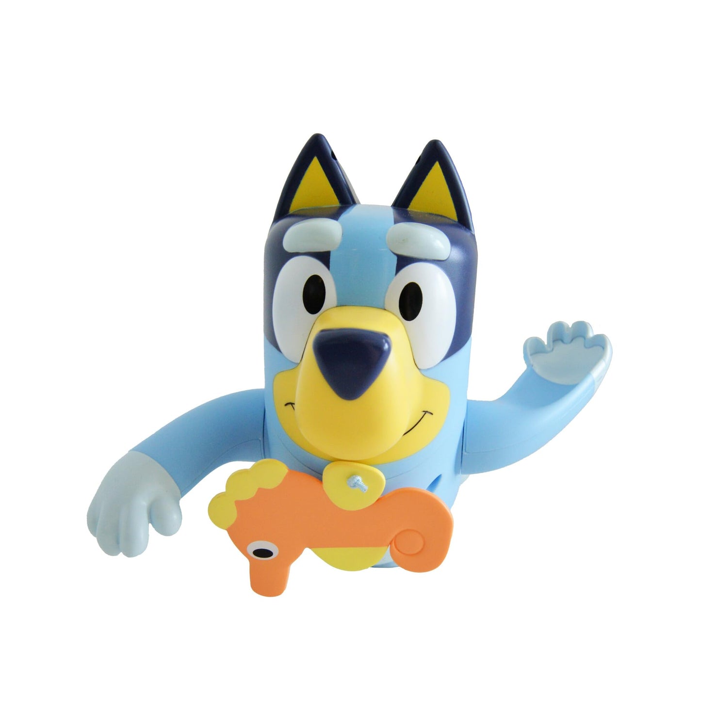 Tomy Toomies Bluey Înotător - Jucărie de baie pentru copii cu șnur de tragere, cal de mare care înoată pe față și spate - Jucărie de apă - Jucărie de baie și piscină pentru +18 luni