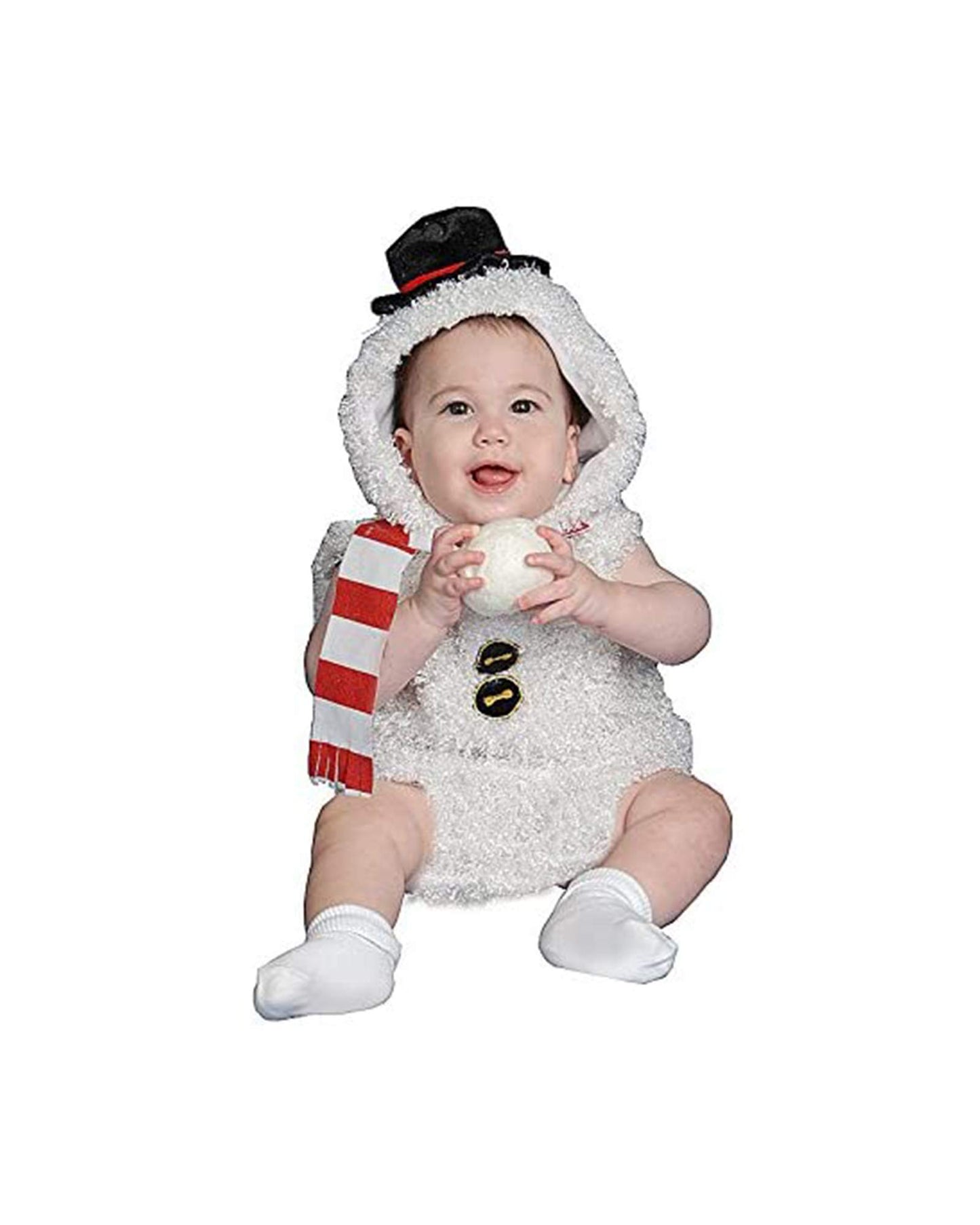 Costum de Iarnă pentru Bebeluși Dress Up America 361-0-6 - 0-6 luni, Alb (Greutate: 3,5-7 kg, Înălțime: 43-61 cm)