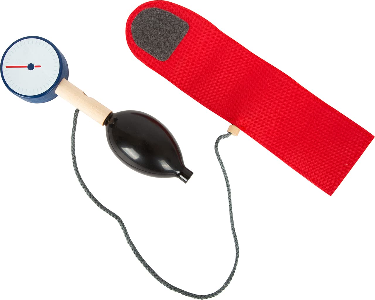 Geantă de doctor Small Foot cu accesorii din lemn, inclusiv tensiometru și seringa, pentru copii de la 3 ani, 11916