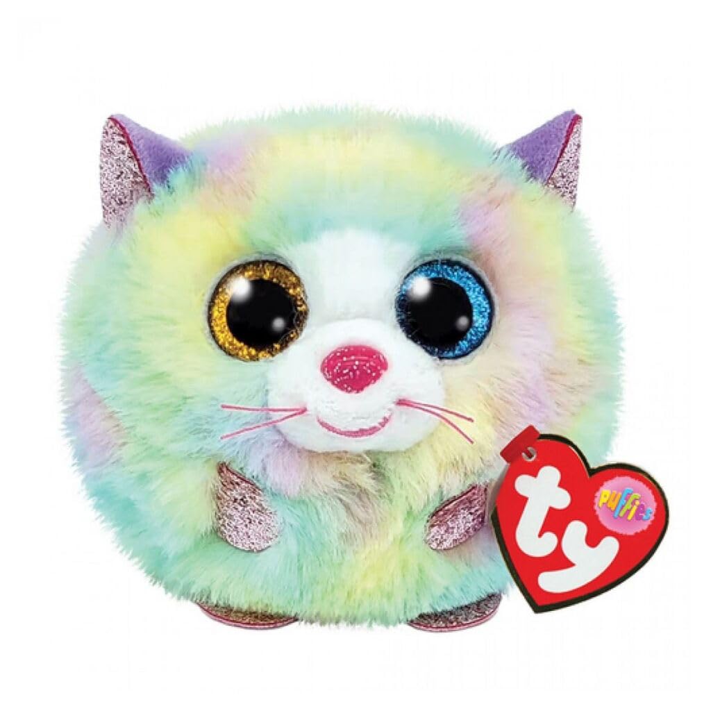 Căciulă cu urechi de pisică TY Heather Cat Beanie Bälle