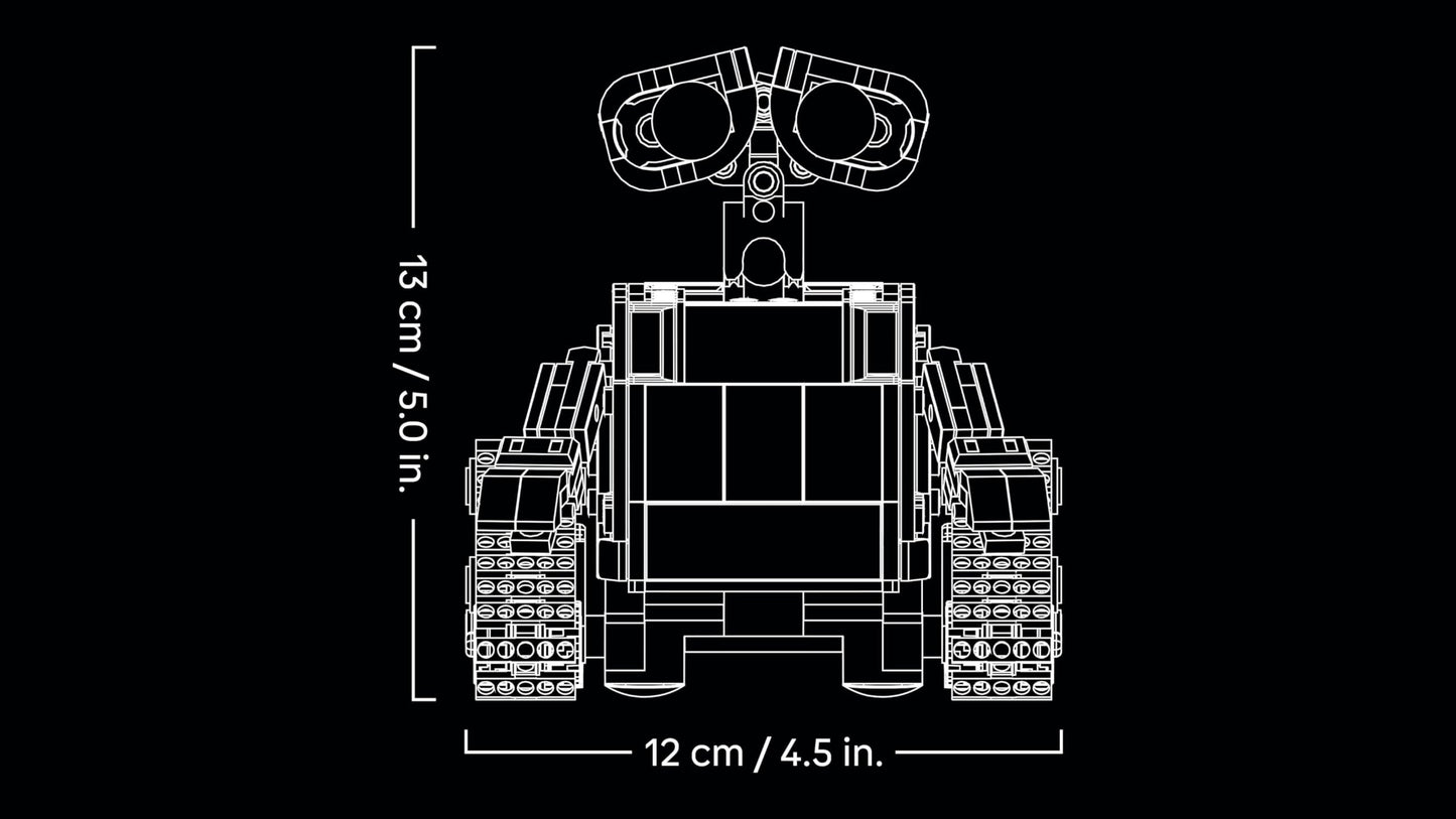LEGO 43279 Disney and Pixar Set de construcție cu roboți WALL-E și EVE 811 piese de la 18 ani