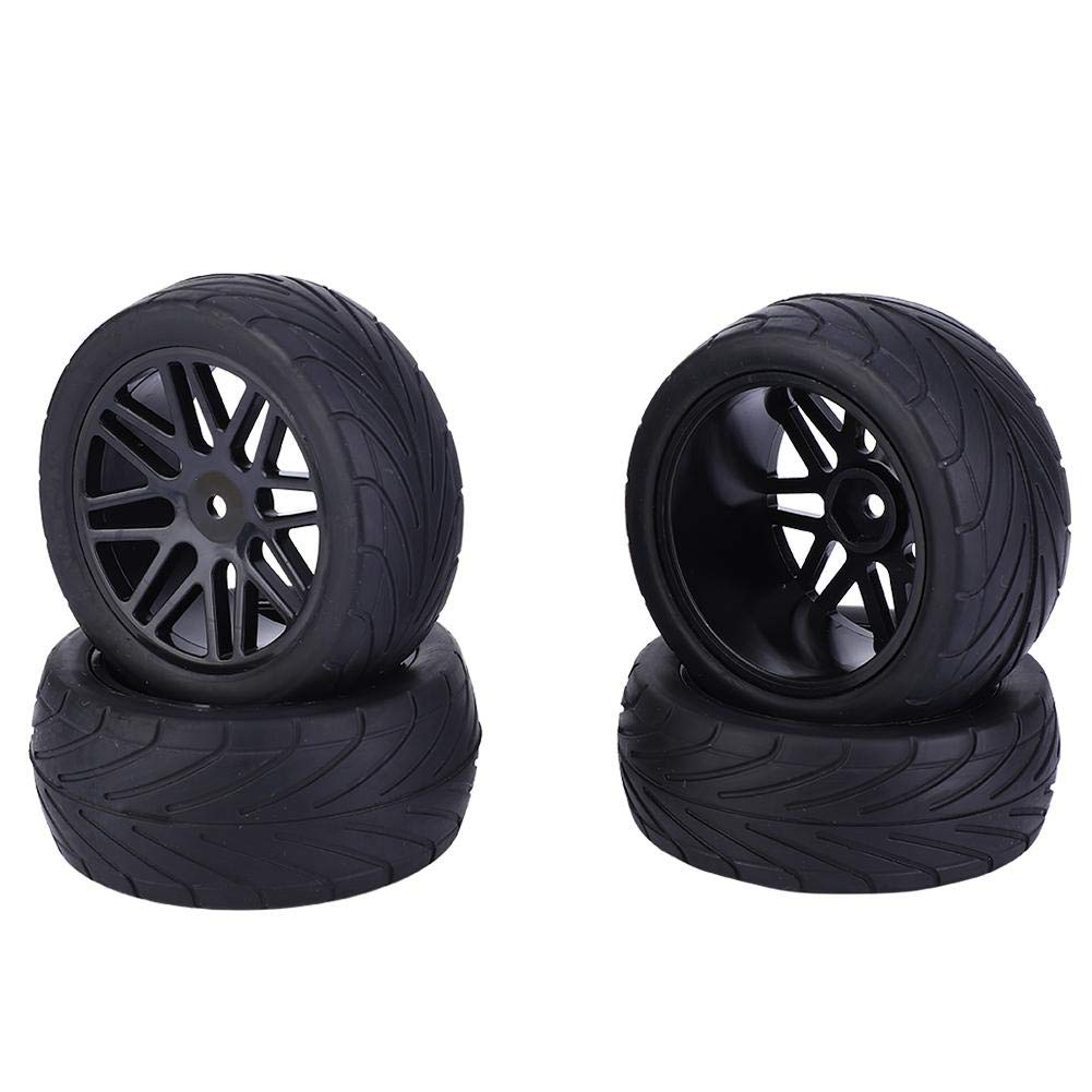 Set 4 Roți Offroad, Roți cu Șenile pentru Auto RC, Universal, 1/10, 85 mm, Fernbedienung (negru)