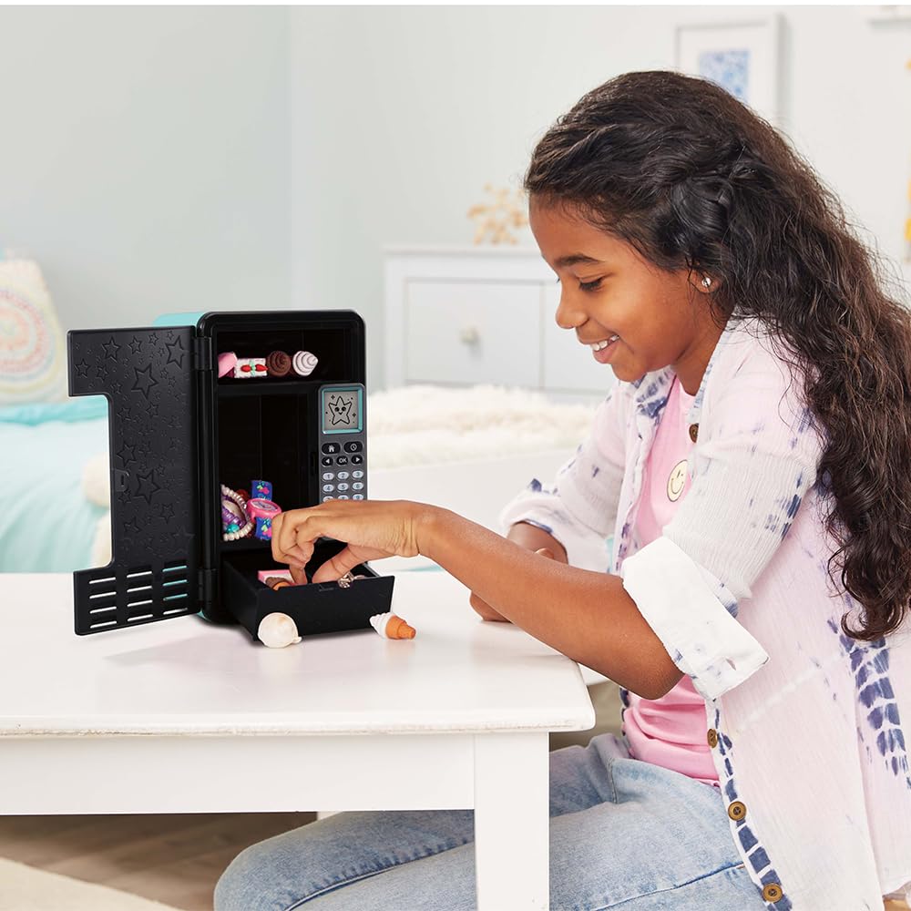 VTech KidiSecrets Magic Locker - Seifă interactivă cu cod secret, 3 jocuri educaționale incluse, autocolante pentru personalizare, limbă italiană, baterii incluse, 6-12 ani.