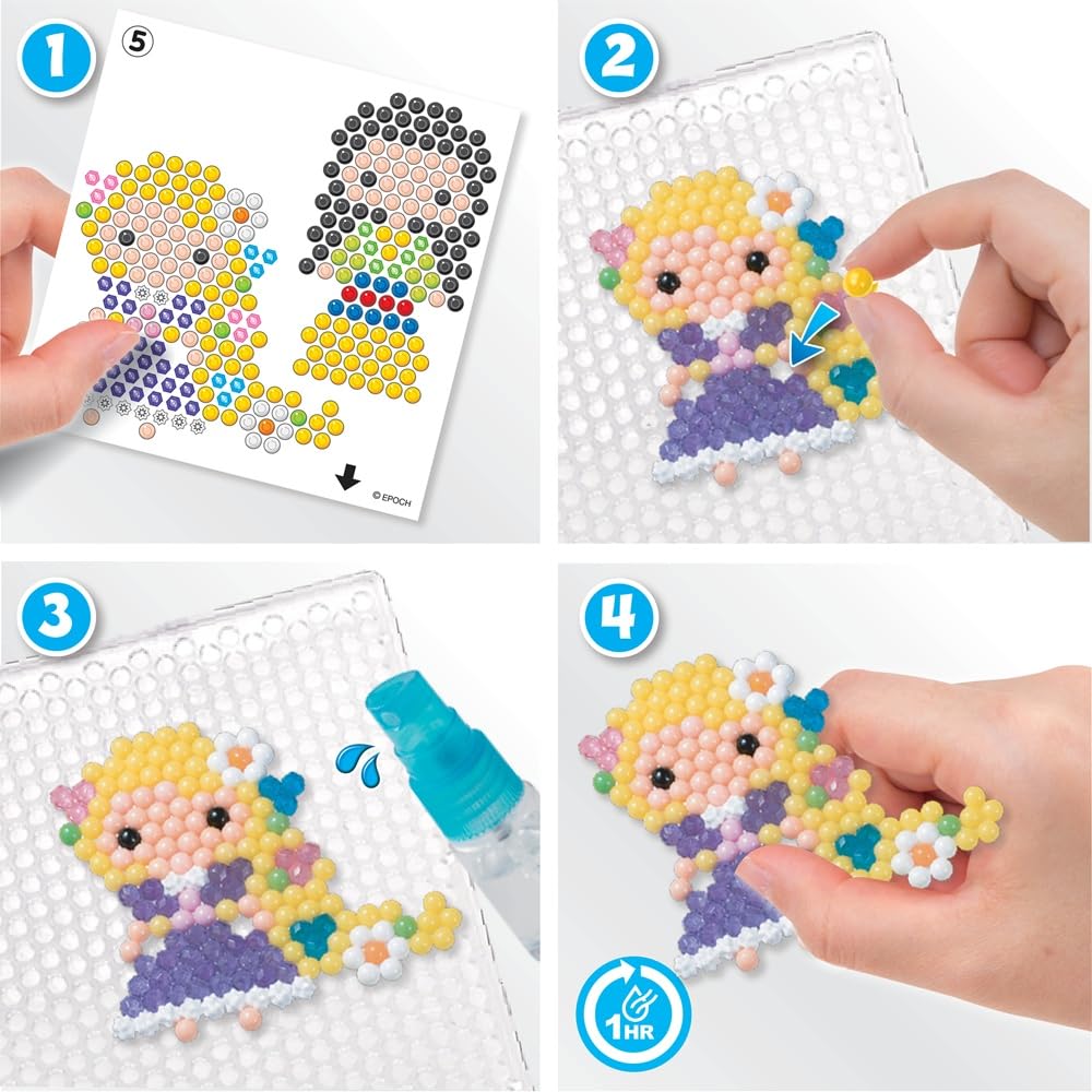 Aquabeads 31773 Cub de Creativitate cu Prințesele Disney