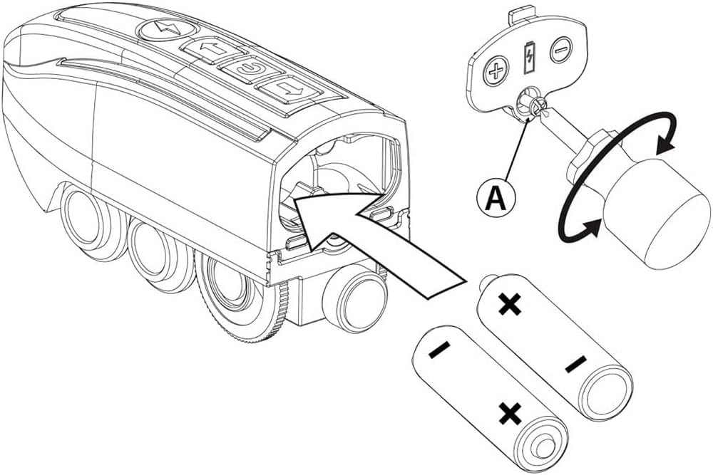 BRIO World 33971 Tren Electric cu Sunete Smart Tech și Funcție de Înregistrare, cu Tunel - Jucărie Interactivă Recomandată de la 3 Ani