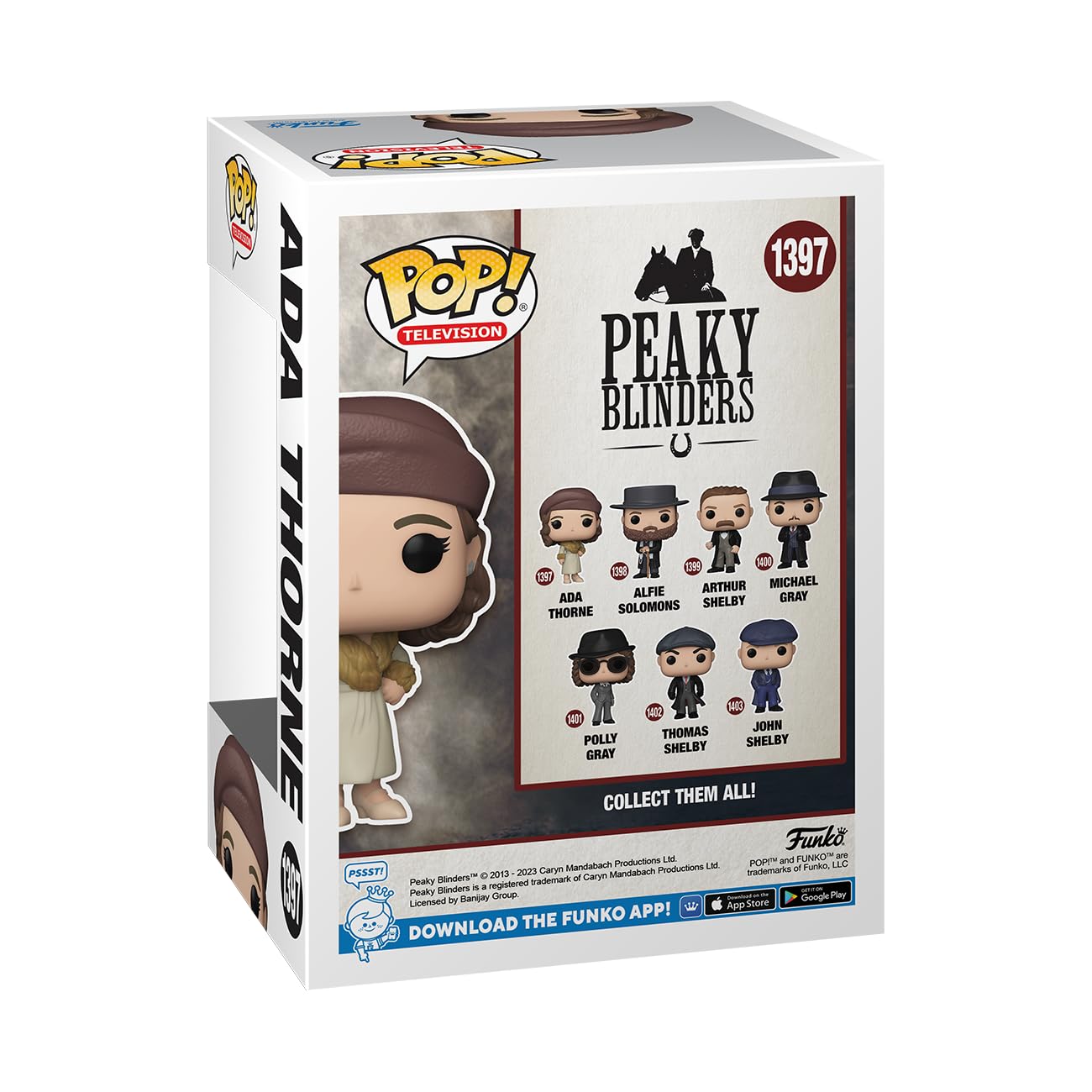 Funko Pop! TV: Peaky Blinders - Ada Thorne - Figurina din vinil - Cadou ideal - Produse oficiale - Jucărie pentru copii și adulți - Figurina pentru fani și colecționari