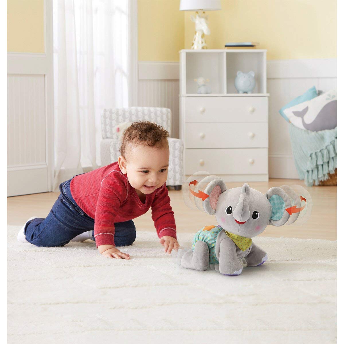 VTech Baby Elefant Interactiv Pluș, 9-36 luni