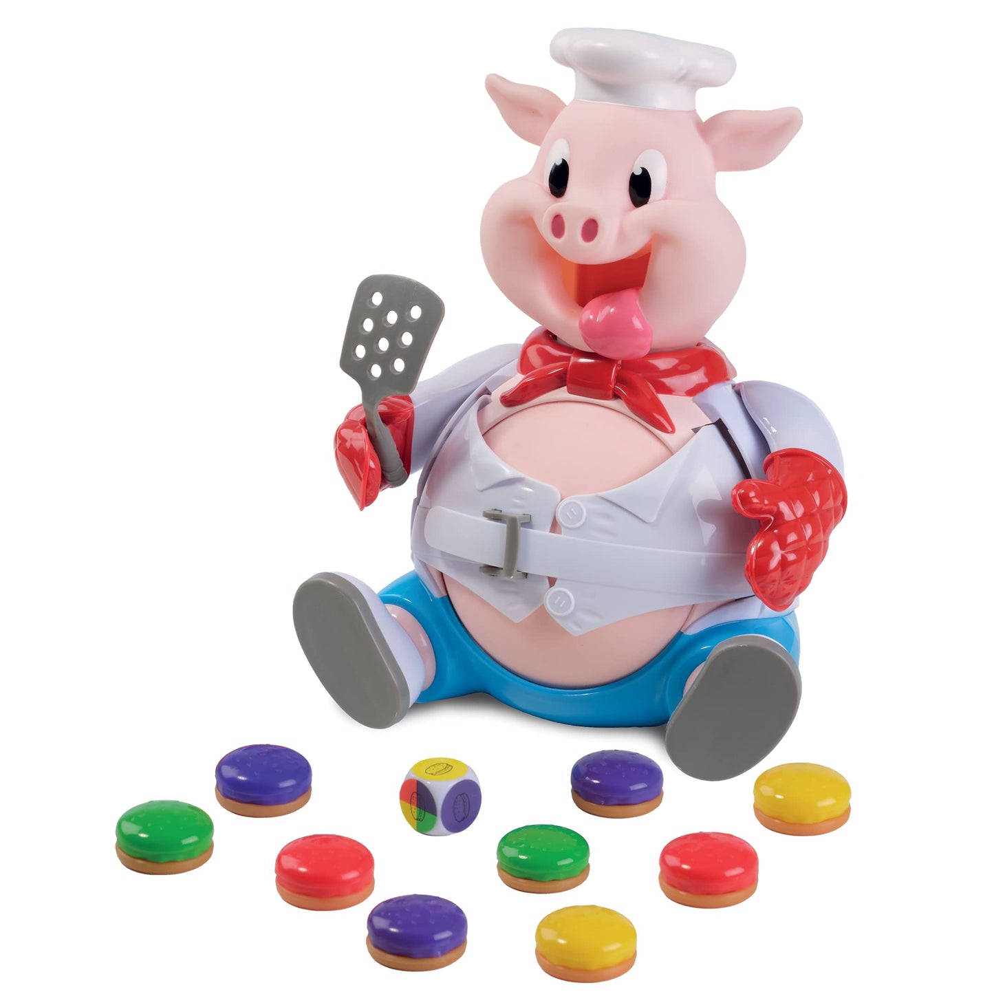 GOLIATH Otto Porcușor + Puzzle (Exclusiv Amazon), Jocuri de masă de la 4 ani, Jucării pentru copii, Lasă porcușorul să mănânce până se umflă, Cadou pentru copii