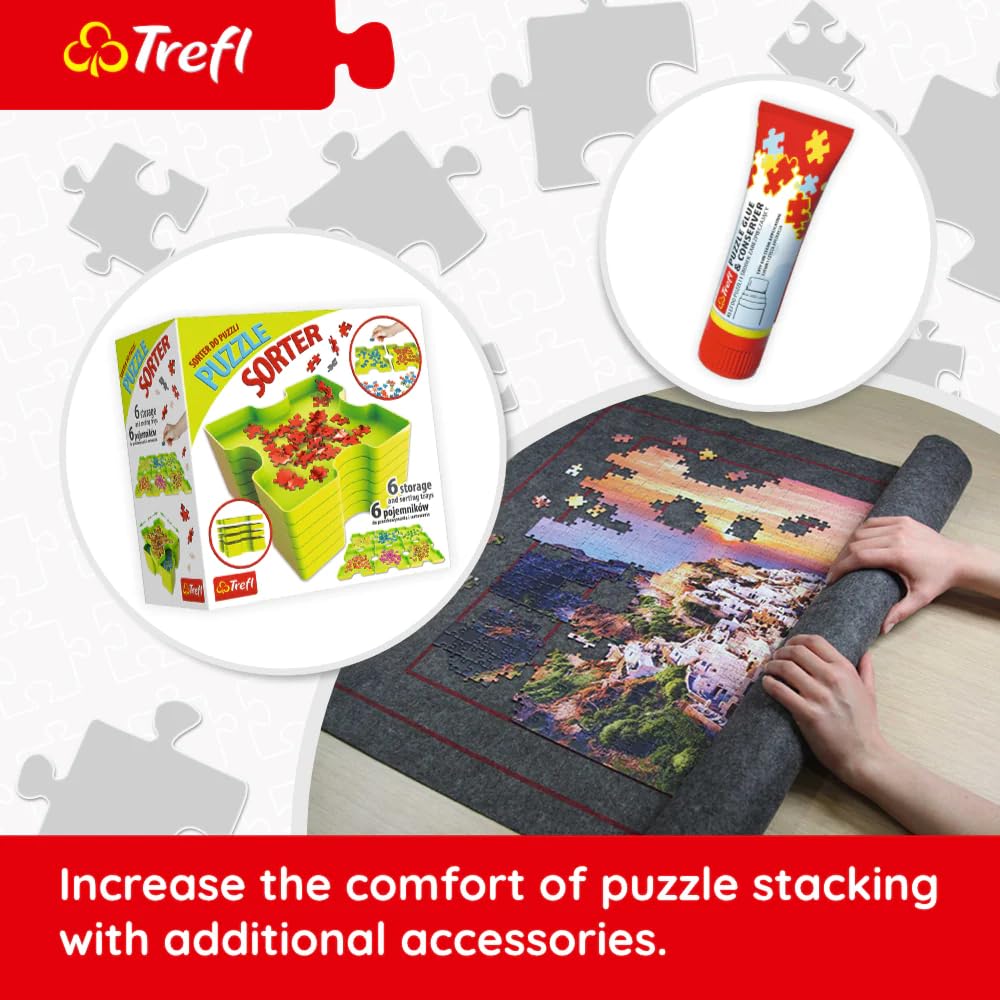 Trefl - Cabana în Muntii 500 Piese, Puzzle pentru Adulți și Copii de la 10 Ani, Colorat
