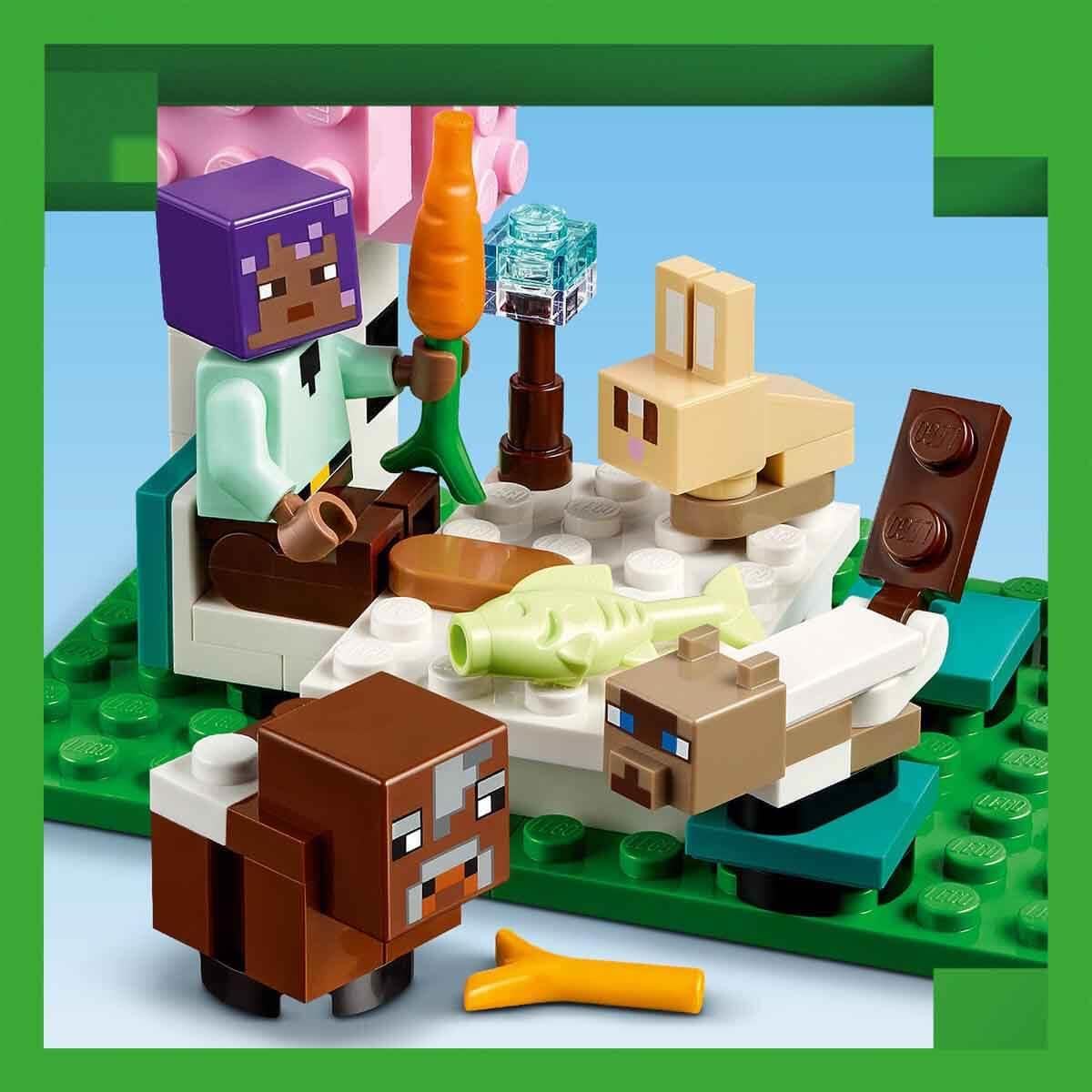 LEGO Minecraft 21253 Adăpost de Animale, 7+ ani