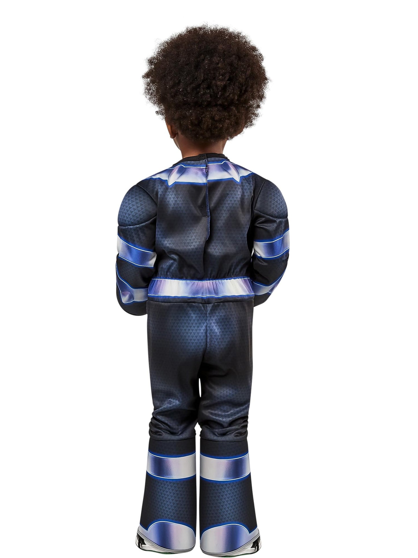Costum Deluxe Black Panther pentru copii 2-3 ani - Rubies Marvel: Spidey și prietenii săi uimitori, Halloween