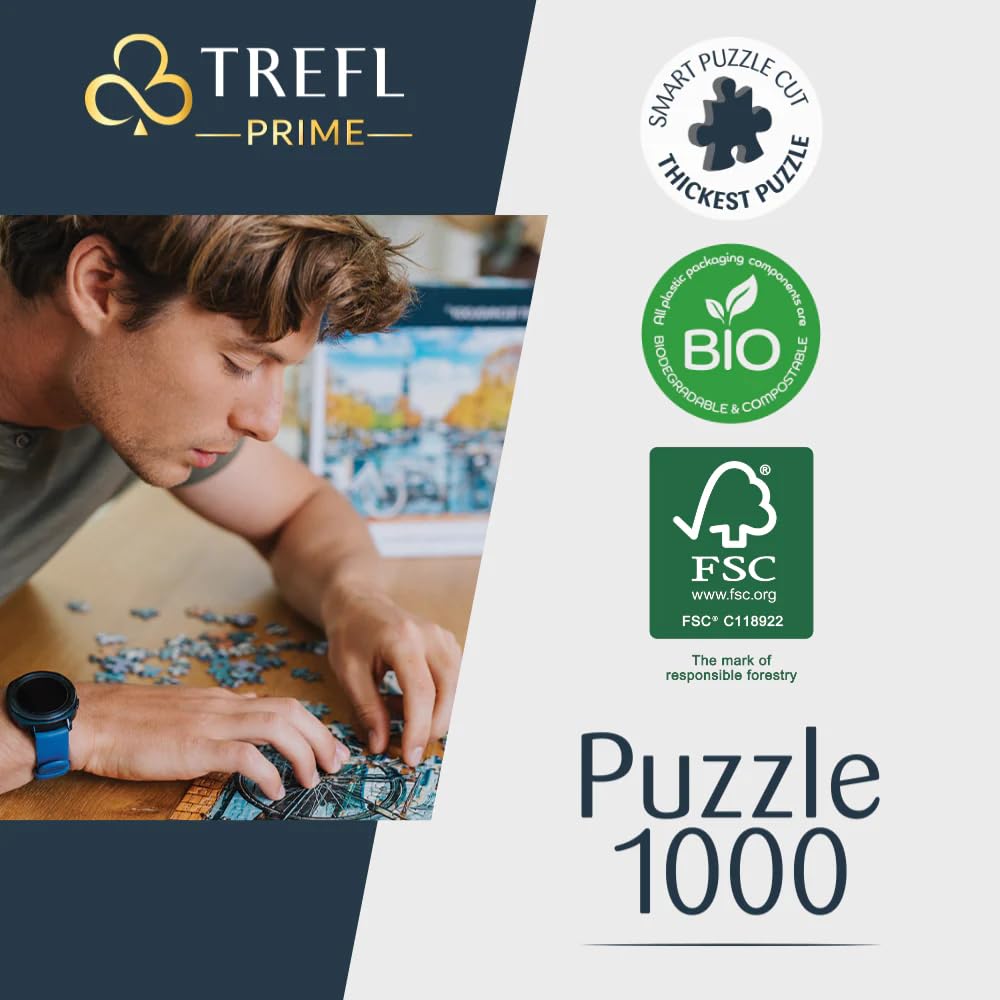 Puzzle 1000 piese - Cubic Gradient, Carton, 1000