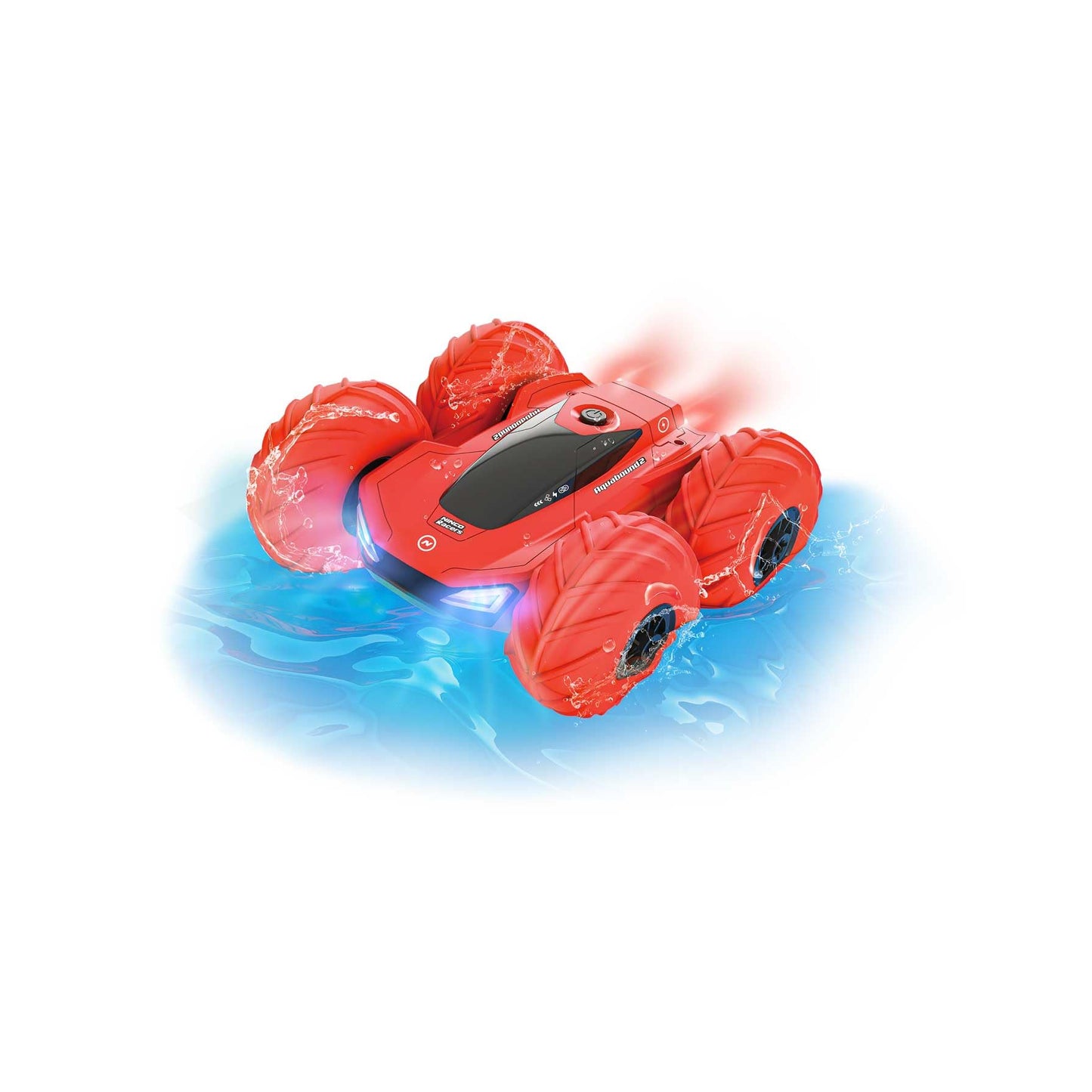 NincoRacers - Aquabound 2 | Mașină Teledirigată Anfibie și Reversibilă | Mașină cu Radiocomandă Todoterreno pentru Mare și Pământ | Anvelope Inflatable | Mașină cu Control Remot de la 6 Ani (NH93144)