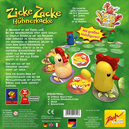 Zoch Zicke Zacke Joc memorie, 2-4 jucători, 4+ ani