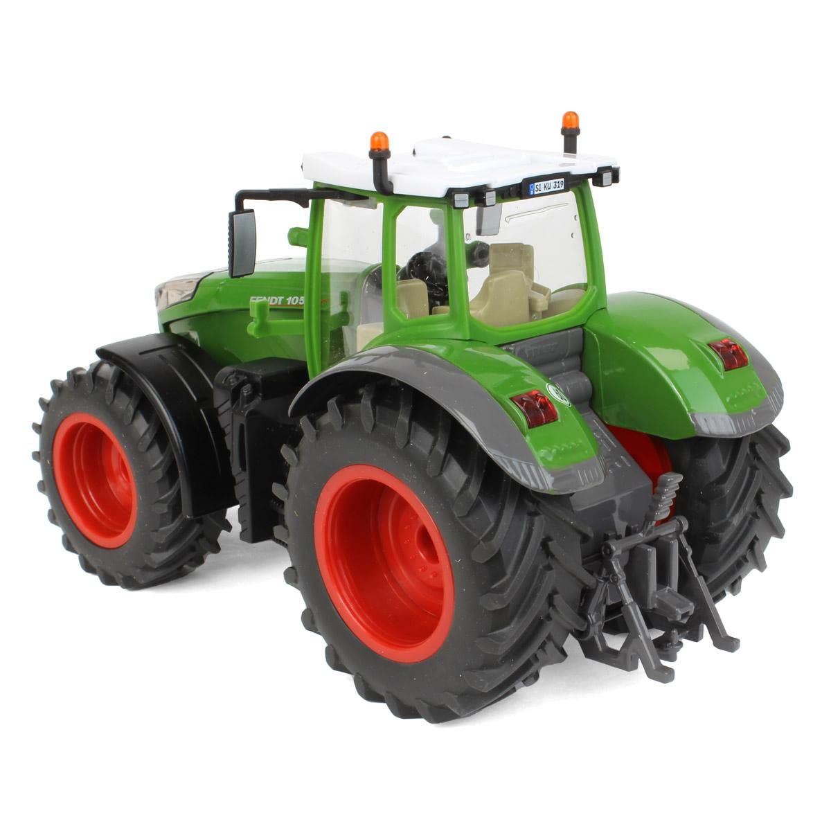 Tractor Fendt 1050 Vario 1:32, Metal/Plastic, Verde, Cabina detașabilă, Cuplaj frontal și posterior