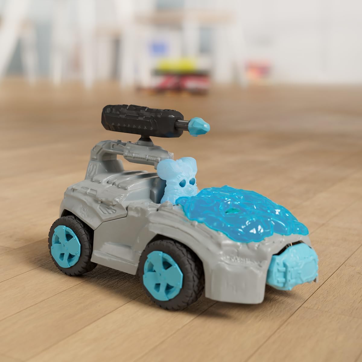 Schleich 42669 Eis-Crashmobil cu Mini Creature, 7 ani+, ELDRADOR CREATURES - Set de joc, 17 piese