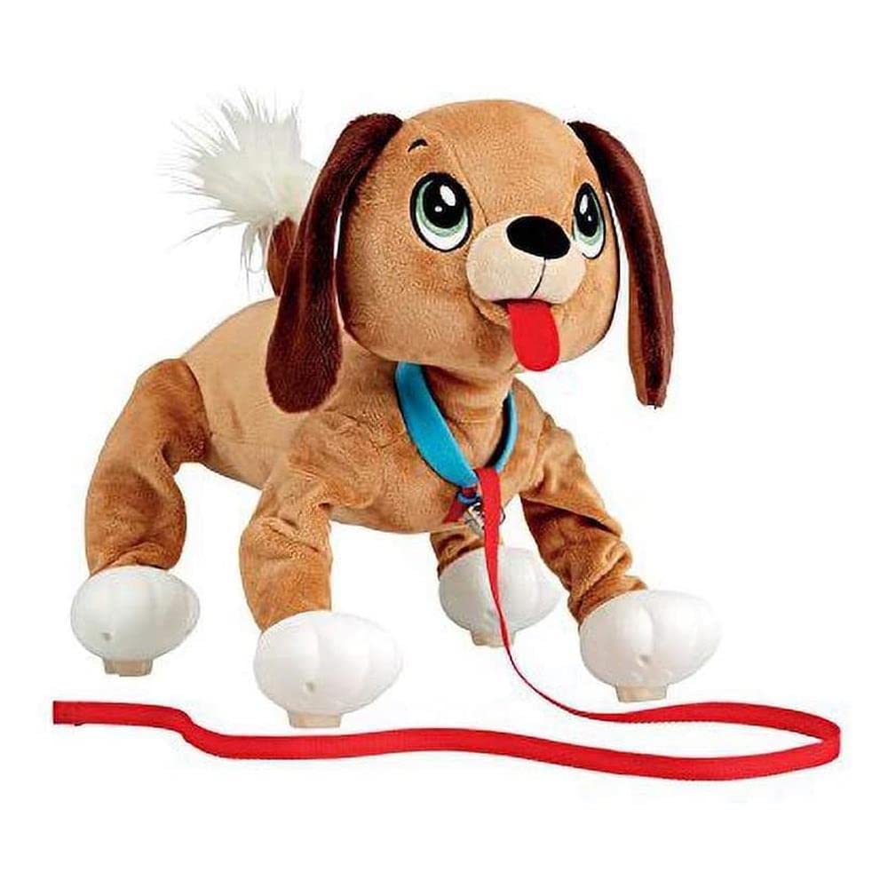 Jucarie interactiva, Giochi Preziosi, Peppy Pops, caine, maro, 2 ani+