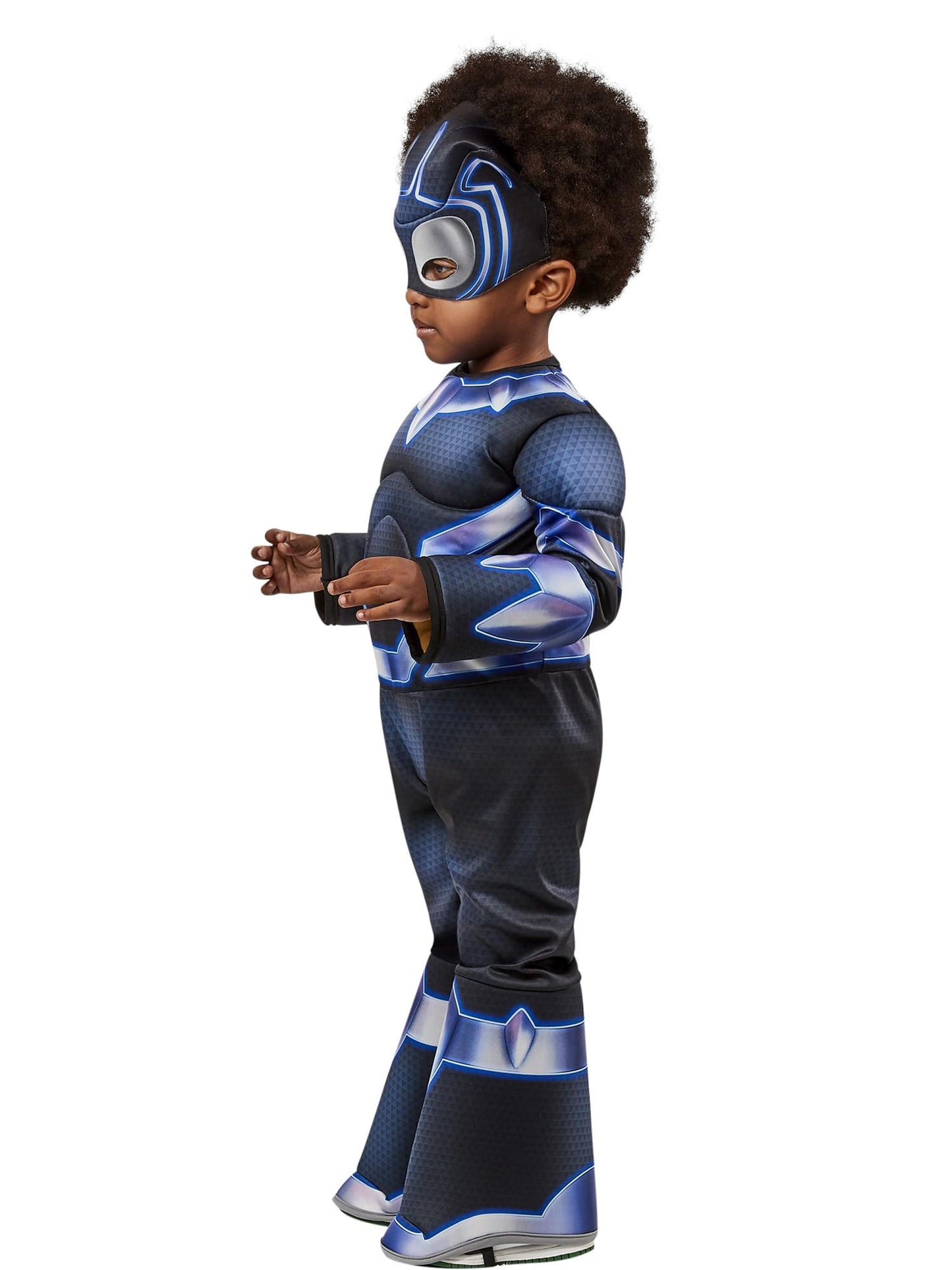 Costum Deluxe Black Panther pentru copii 2-3 ani - Rubies Marvel: Spidey și prietenii săi uimitori, Halloween