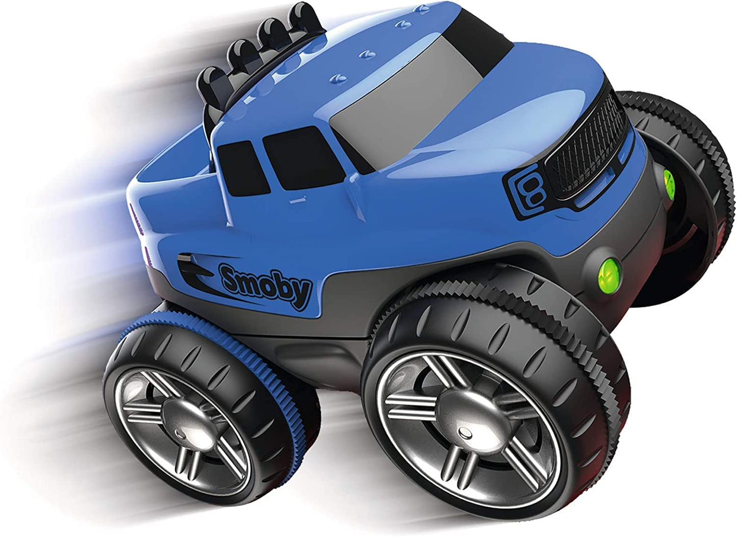 Smoby – FleXtreme SUV albastru – mașină suplimentară pentru setul de start Flextreme, pistă pentru mașini, pentru copii de la 4 ani, traseu flexibil cu looping