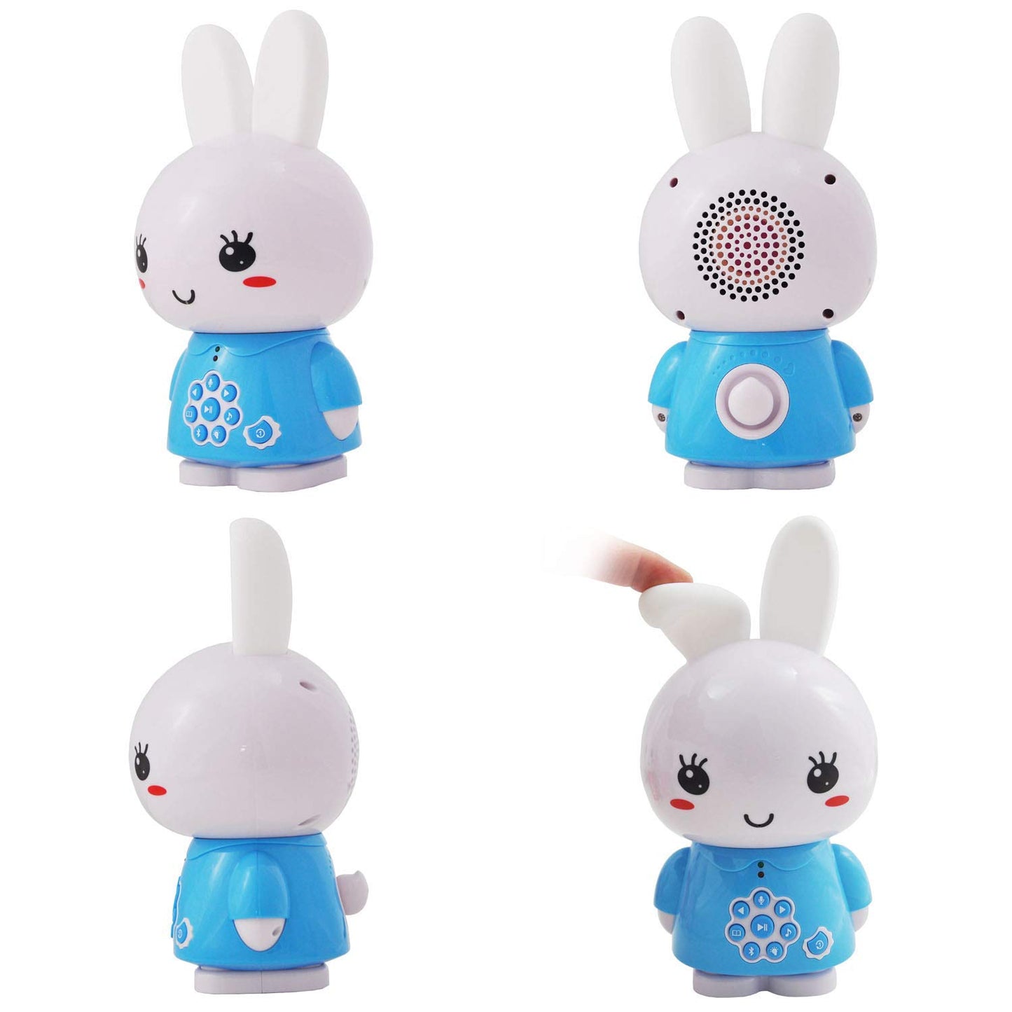 Alilo Honey Bunny Mediaplayer Bluetooth, Difuzor Bluetooth, Antrenor de Somn + povești și melodii selectate - Albastru