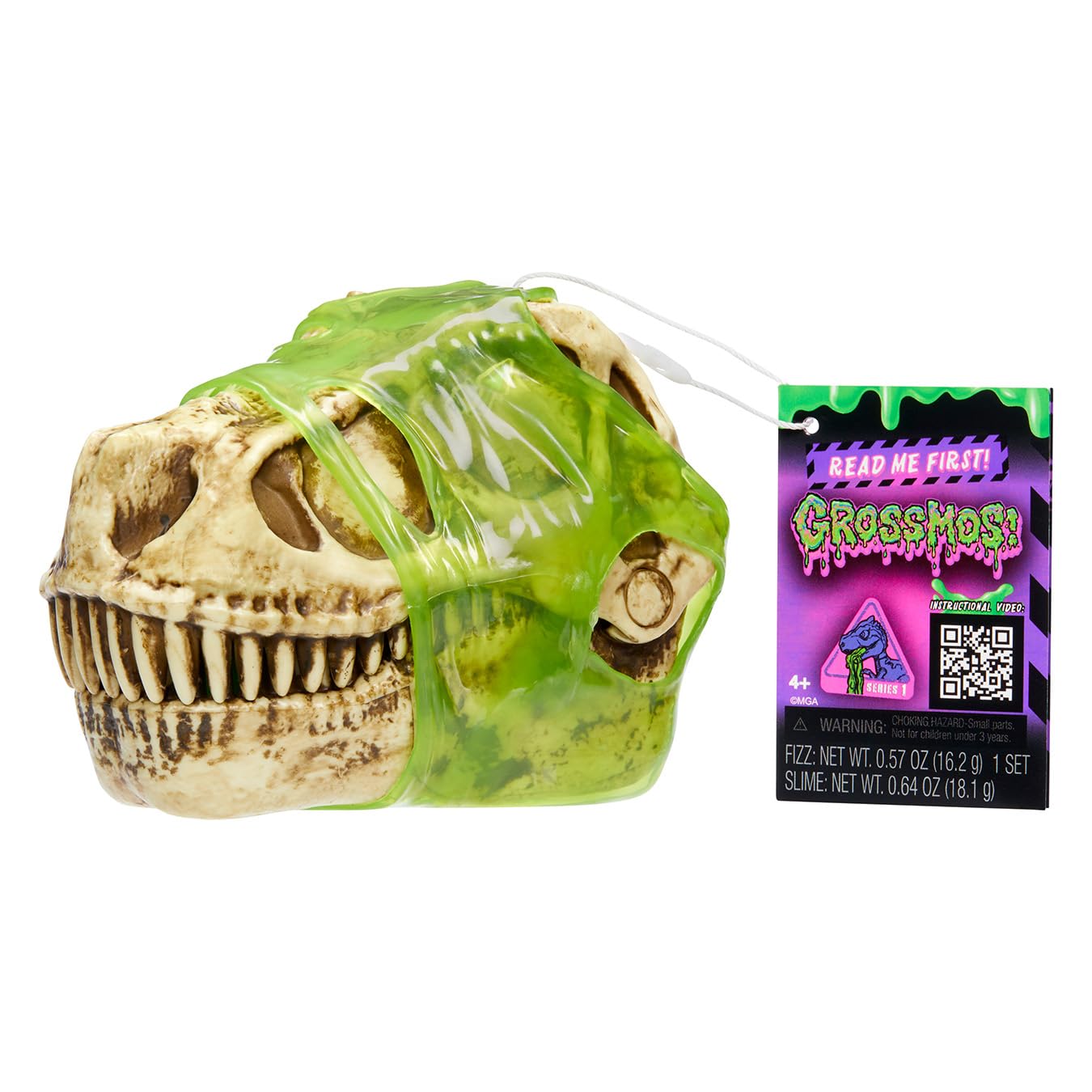 MGA Entertainment Gross-a-Saurus GrossMos Dino Sortiment Serie 1 - Jucărie interactivă cu dinozauri pentru băieți și fete, pentru colecționari și copii de la 6 ani