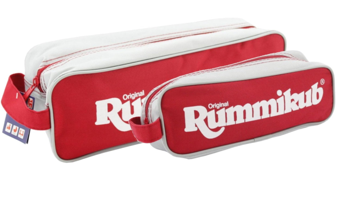Jumbo Spiele Rummikub Original - Joc clasic de remi cu geantă practică pentru călătorii. Joc de societate pentru adulți și copii de la 7 ani - 2 până la 4 jucători.