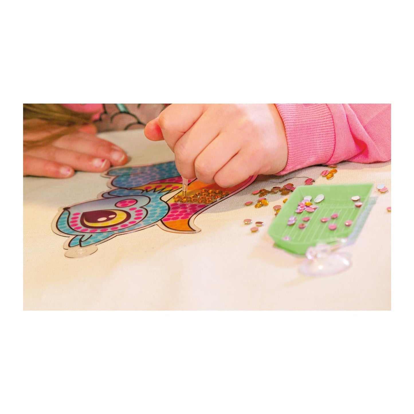 ARTISTA 9301944 Set de artă cu imagini strălucitoare pentru dezvoltarea creativitatii, set creativ într-o cutie de depozitare practică, kit DIY pentru copii de la 6 ani.