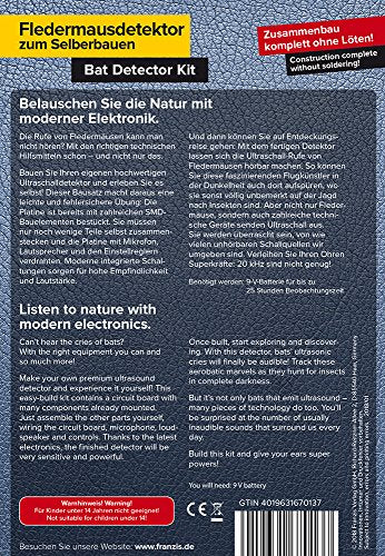 Franzis 67013 Kit detector lilieci, fara sudura